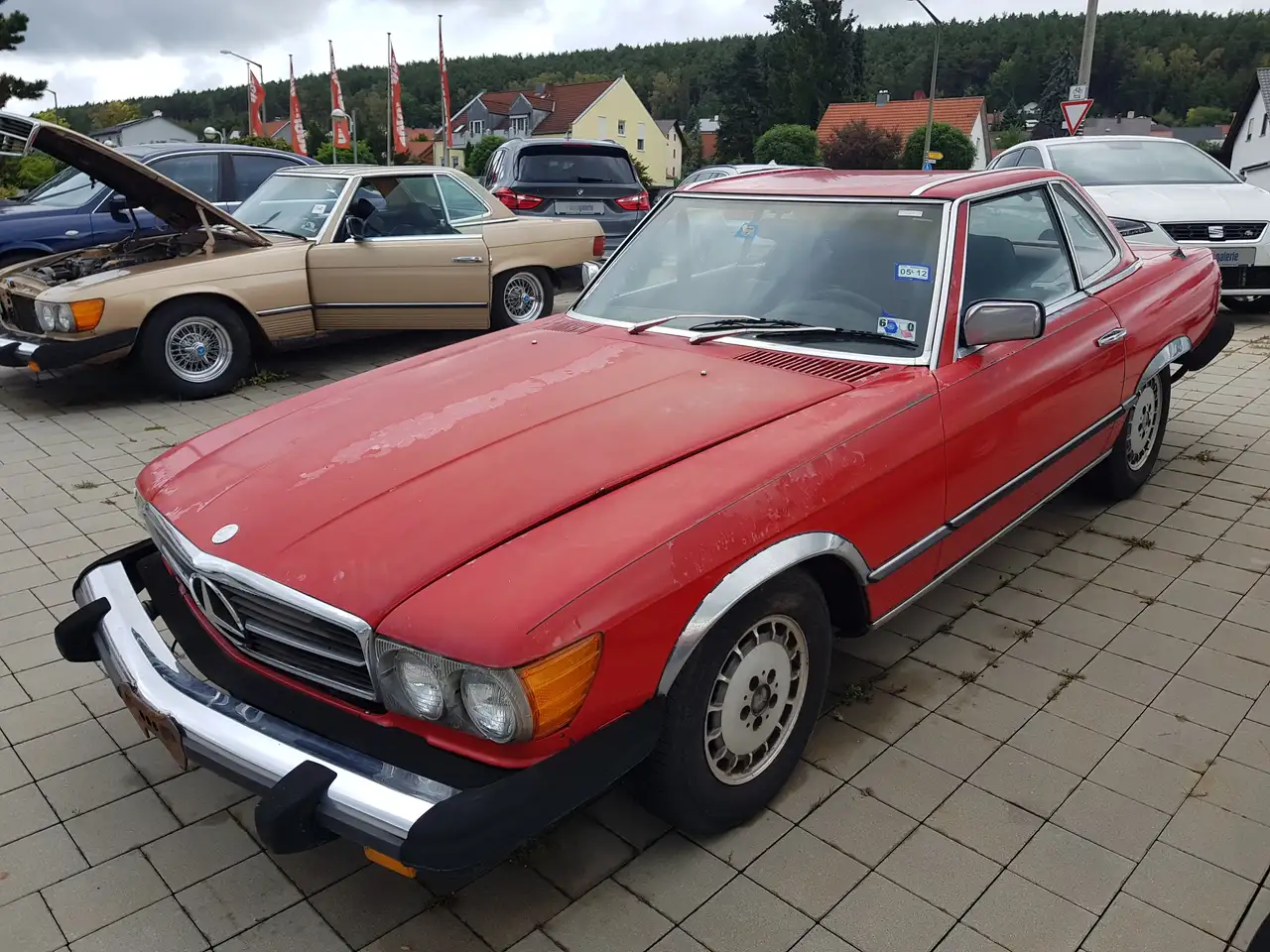 Mercedes-Benz SL 380 380 SL Rot, foto 3