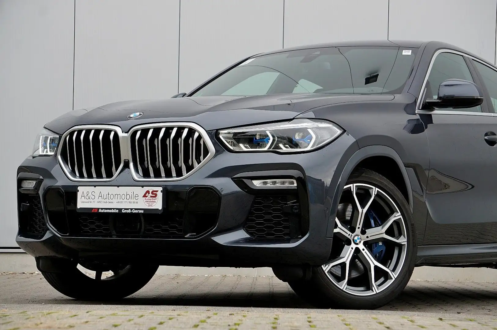 BMW X6 40xd M Sport *UNFALLFREI *19% MwSt. *1. HAND Grau - 1