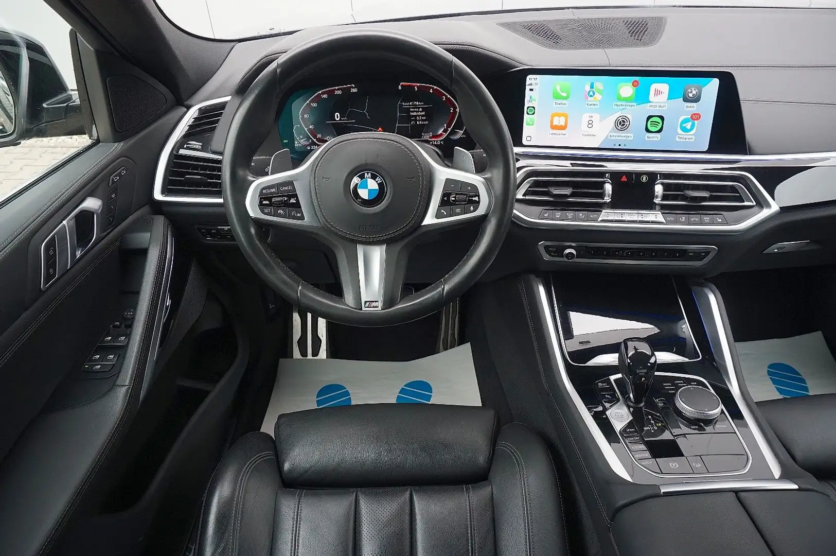 BMW X6 40xd M Sport *UNFALLFREI *19% MwSt. *1. HAND Grau - 2