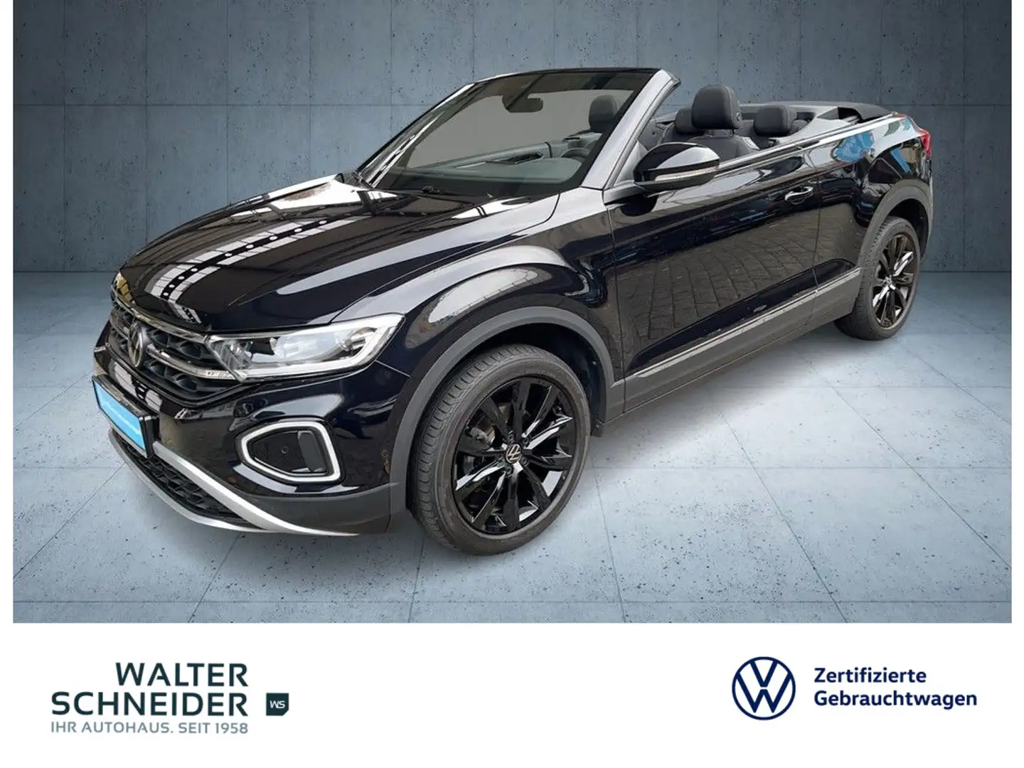 Volkswagen T-Roc 1.0 TSI Style Navi LED AHK Zwart - 1