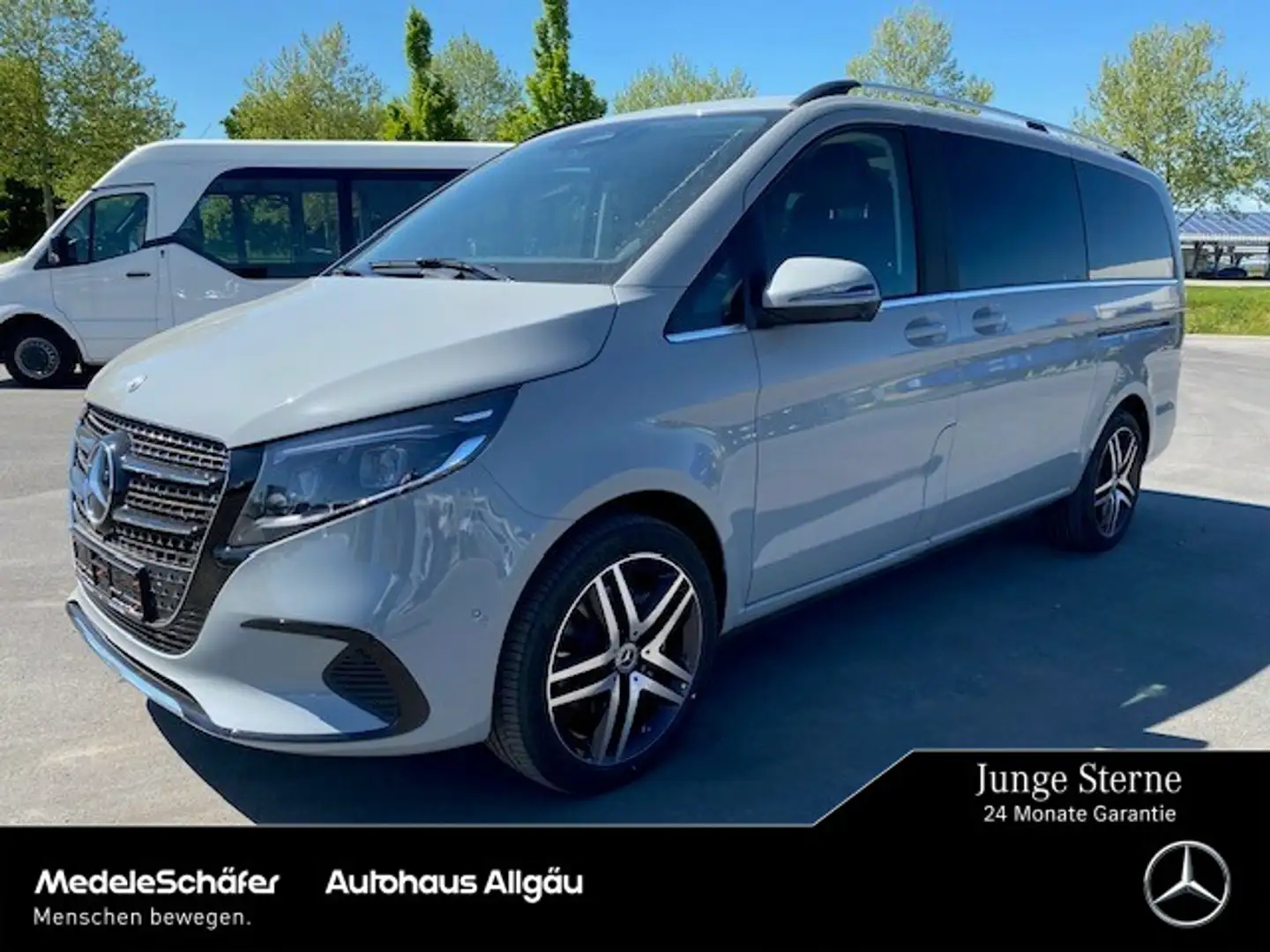 Mercedes-Benz V 300 V 300 d 4MATIC AVANTGARDE Lang SCHIEBEDACH AIRMATI Gris - 1