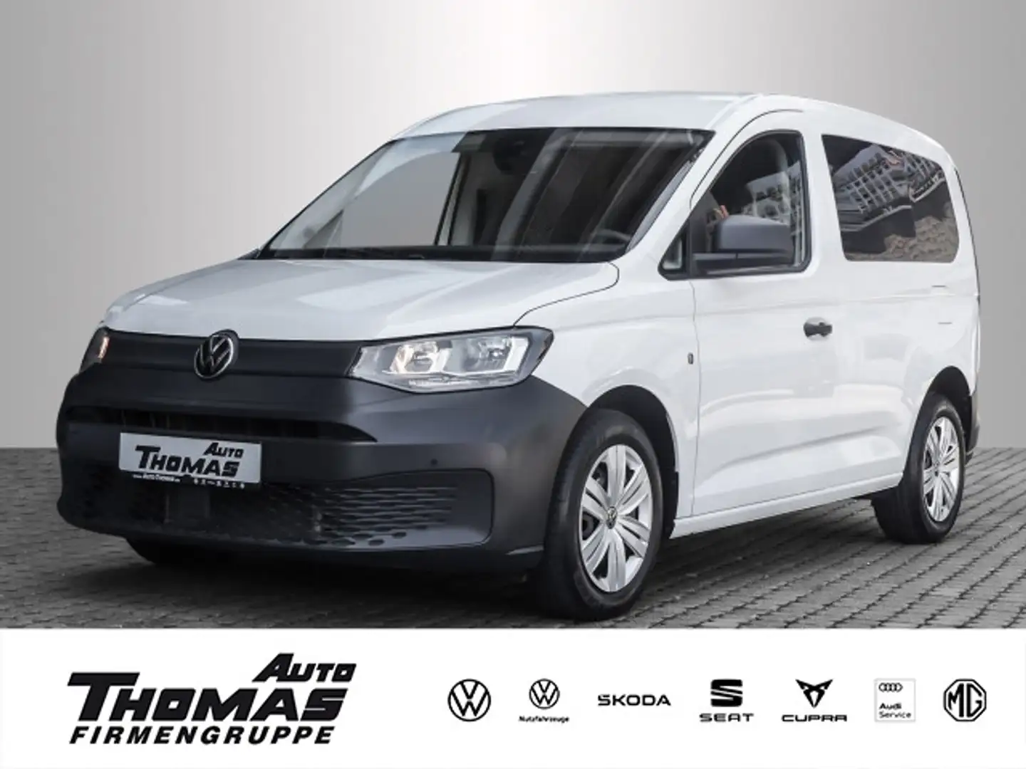 Volkswagen Caddy 2.0 TDI AHK+PDC+RFK Bianco - 1