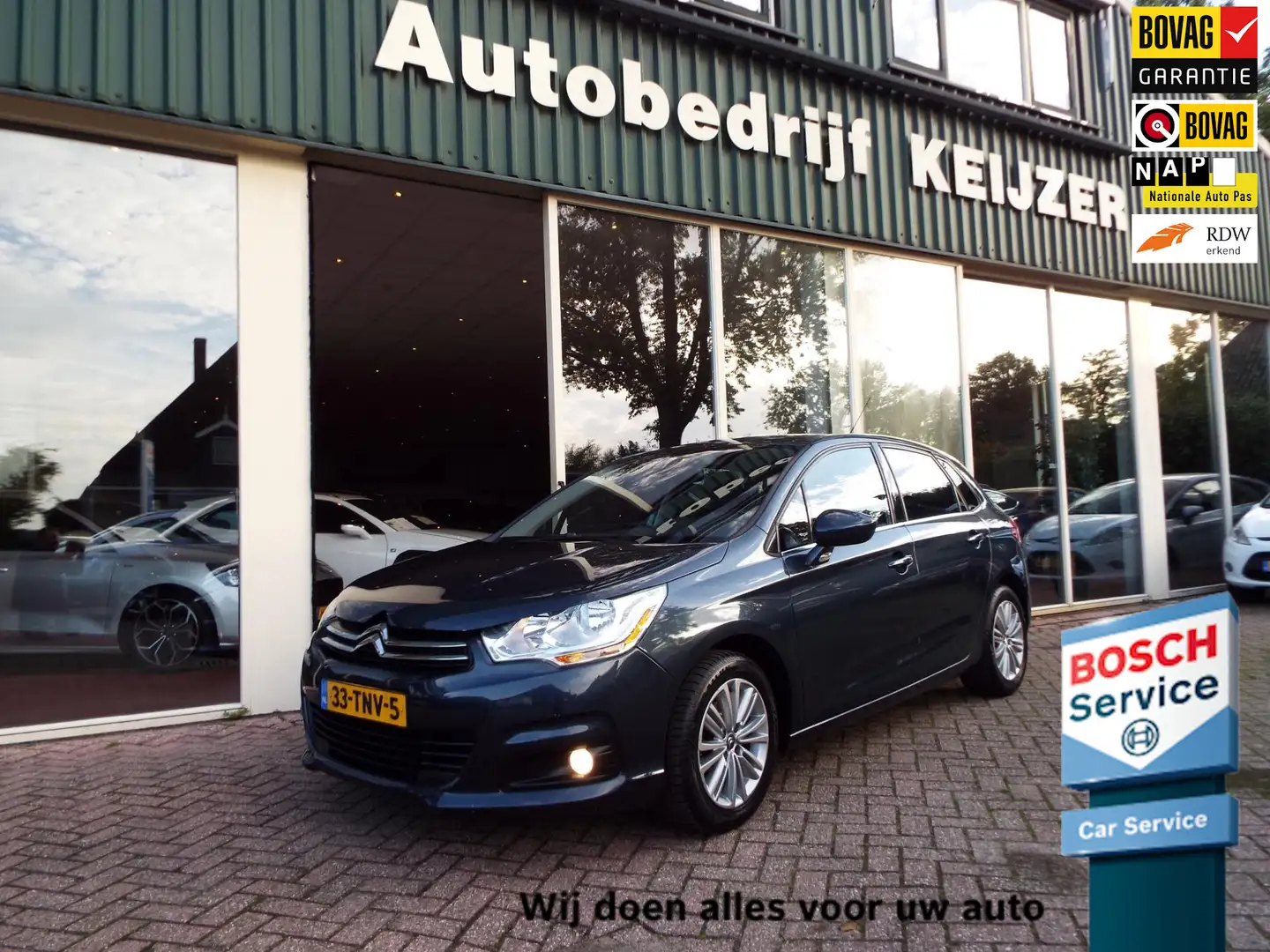 Citroen C4 1.4 VTi Ligne Business TREKHAAK-PDC-BOVAG Blauw - 1