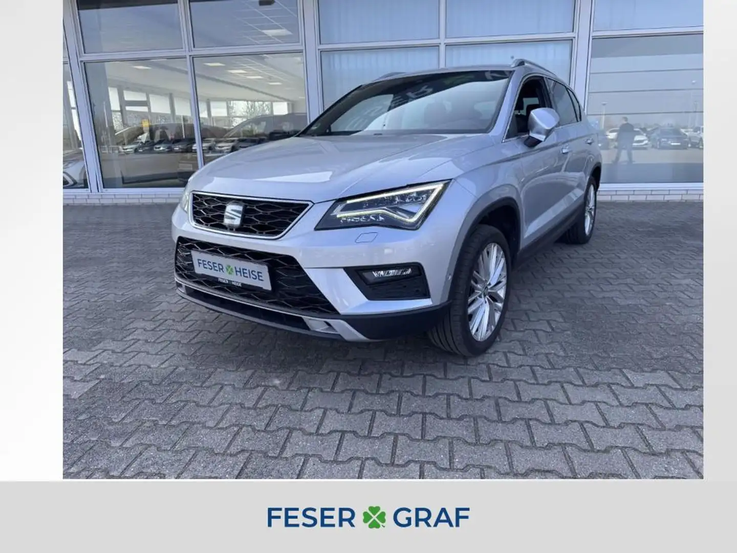 SEAT Ateca XCELLENCE 2.0 TDI DSG LED/NAVI/SHZ/KAMERA/PDC Argent - 1