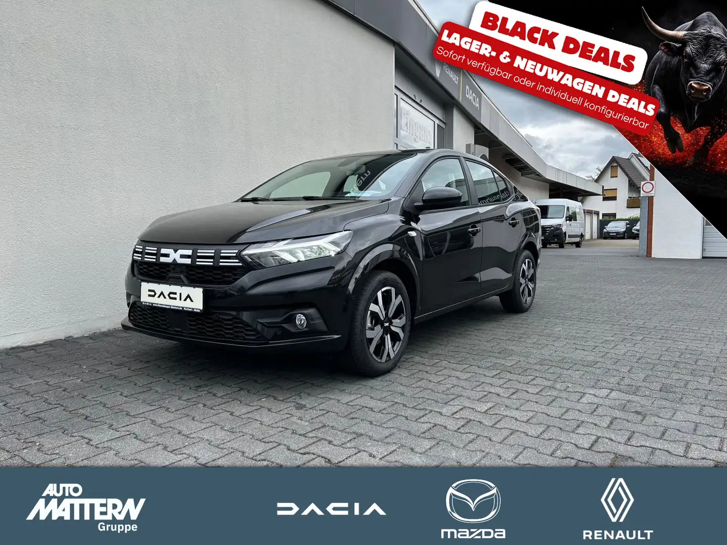 Dacia Logan III Black Edition TCe 90 CVT ++Automatik+ Schwarz - 1