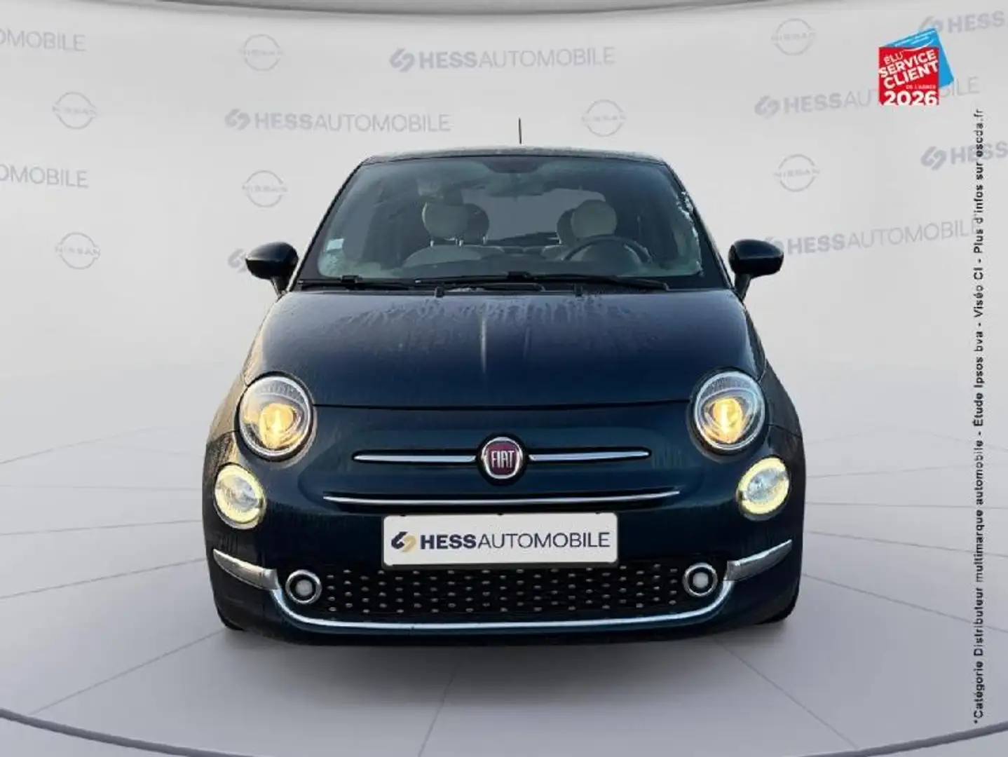 Fiat 500e 1.2 8v 69ch Eco Pack Lounge 109g Bleu - 2