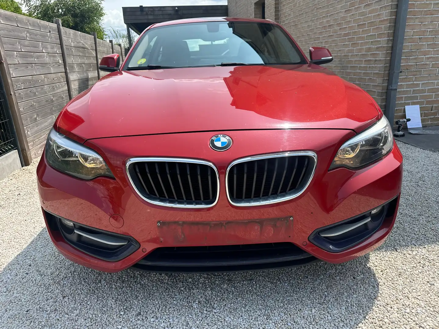 BMW 218 Coupé d SPORT LINE - MARCHAND / EXPORT Rouge - 2