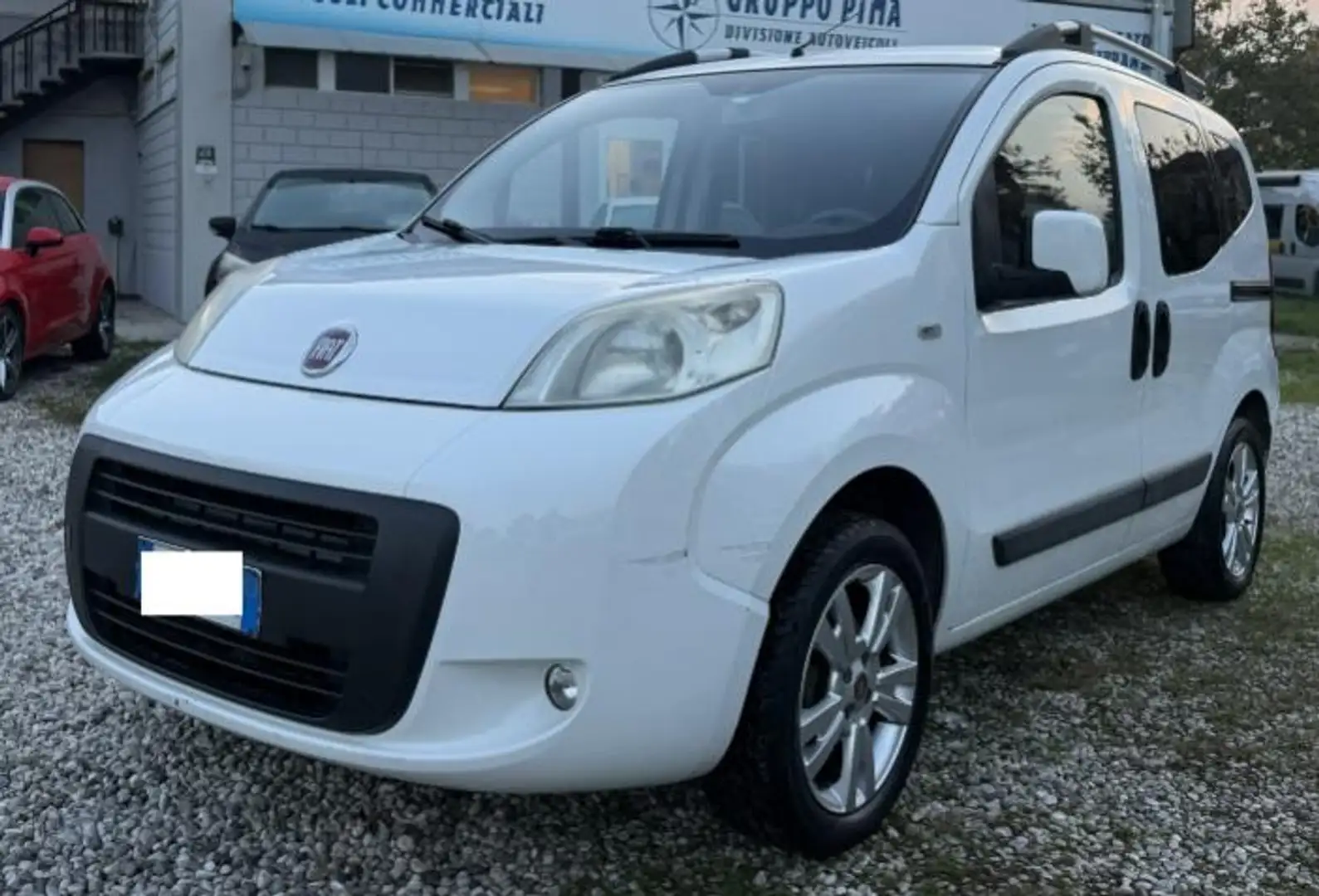 Fiat Qubo 1.4 8v natural power Dynamic 70cv E6 Blanc - 2