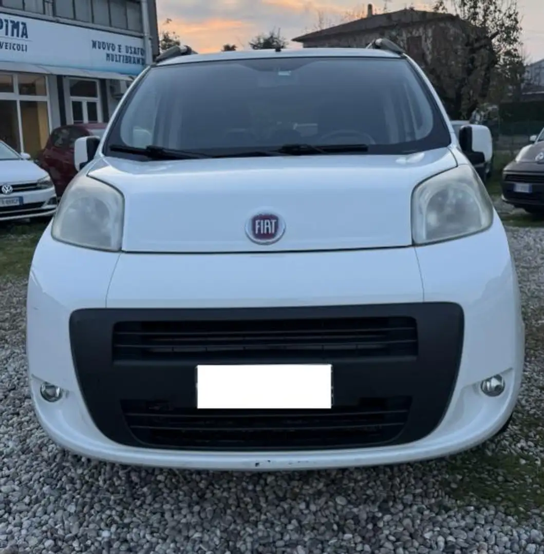 Fiat Qubo 1.4 8v natural power Dynamic 70cv E6 Blanc - 1