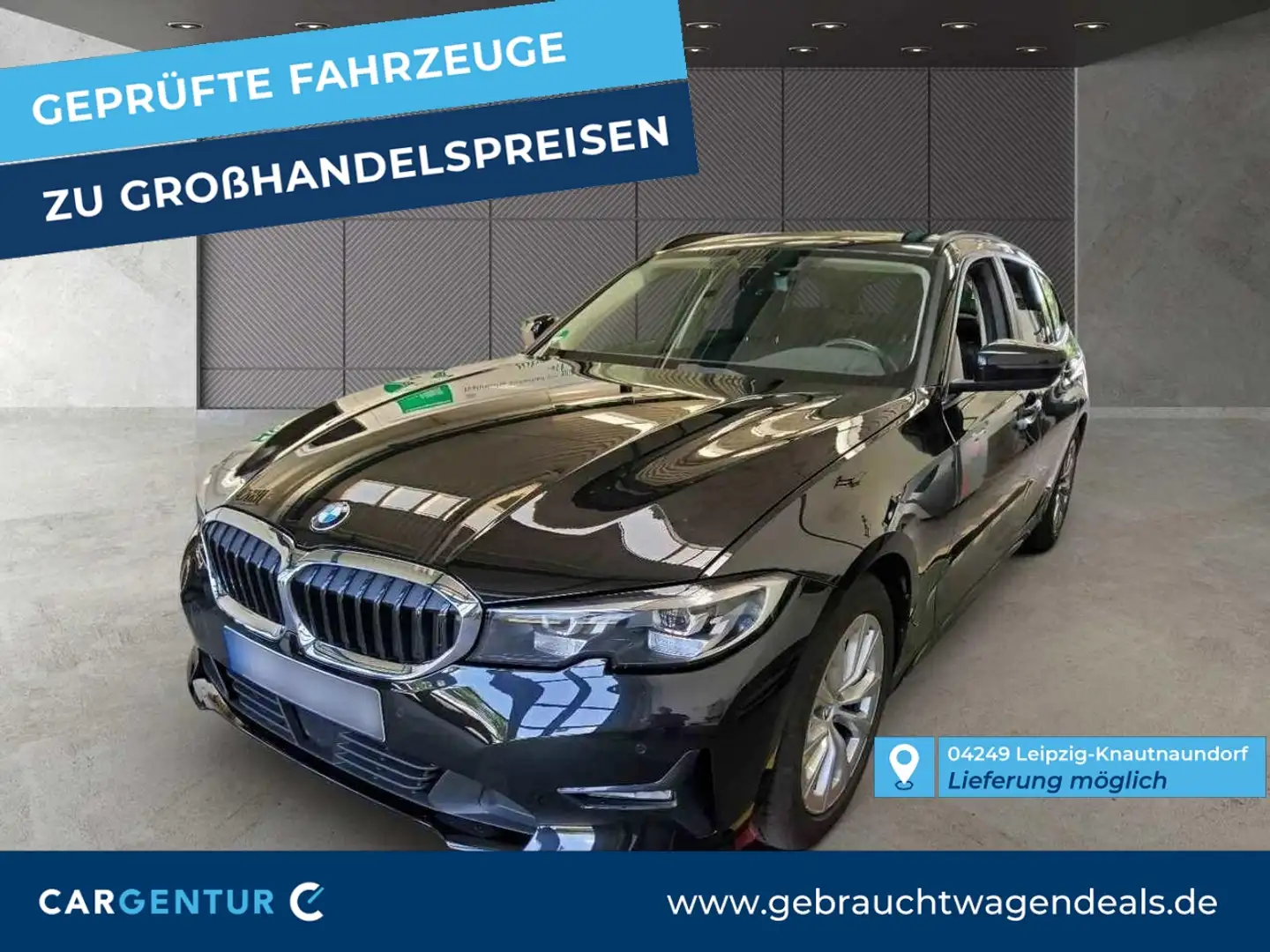 BMW 320 d Mild Hybrid Advantage AHK ACC El.Heckkl. LED Zwart - 1