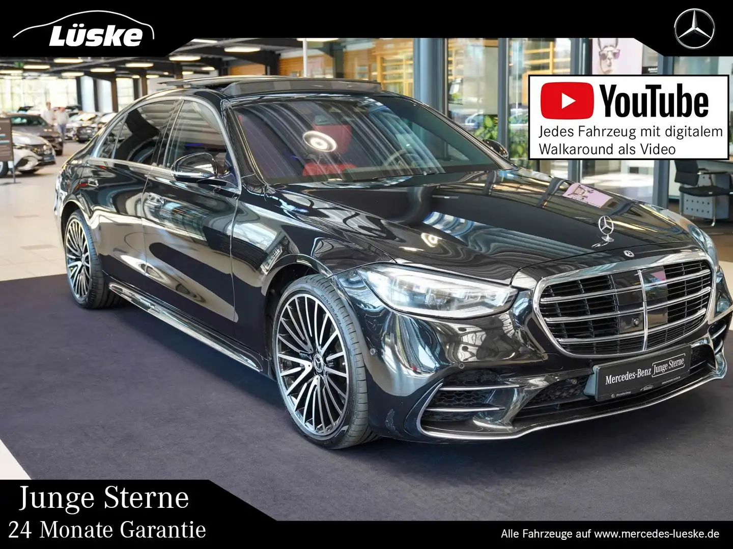 Mercedes-Benz S 580 S 580 4M lang AMG Line Exklusiv karminrot Pano Schwarz - 1