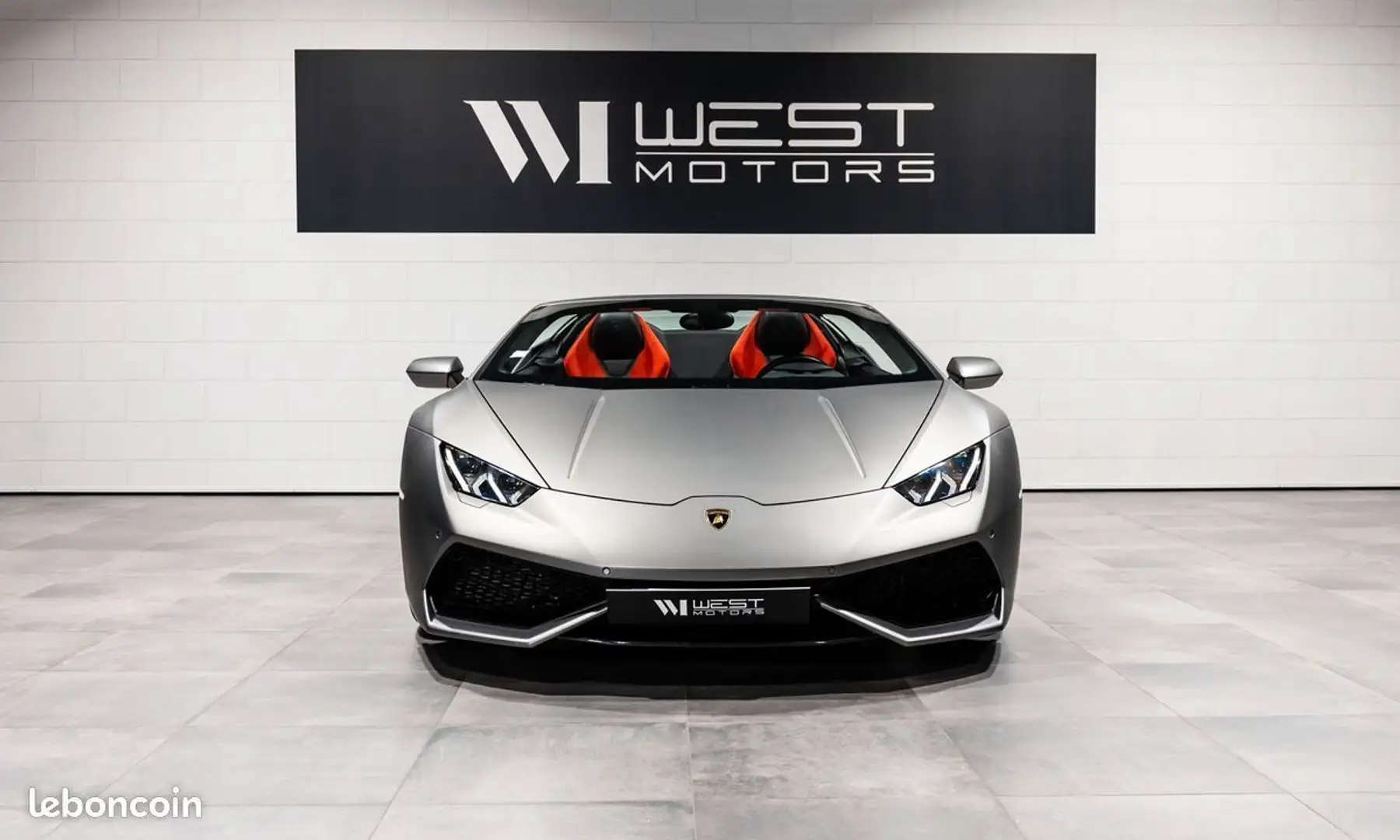 Lamborghini Huracán Spyder LP-610 V10 610 -1° FRANCE Ad Personam comfo Gris - 2