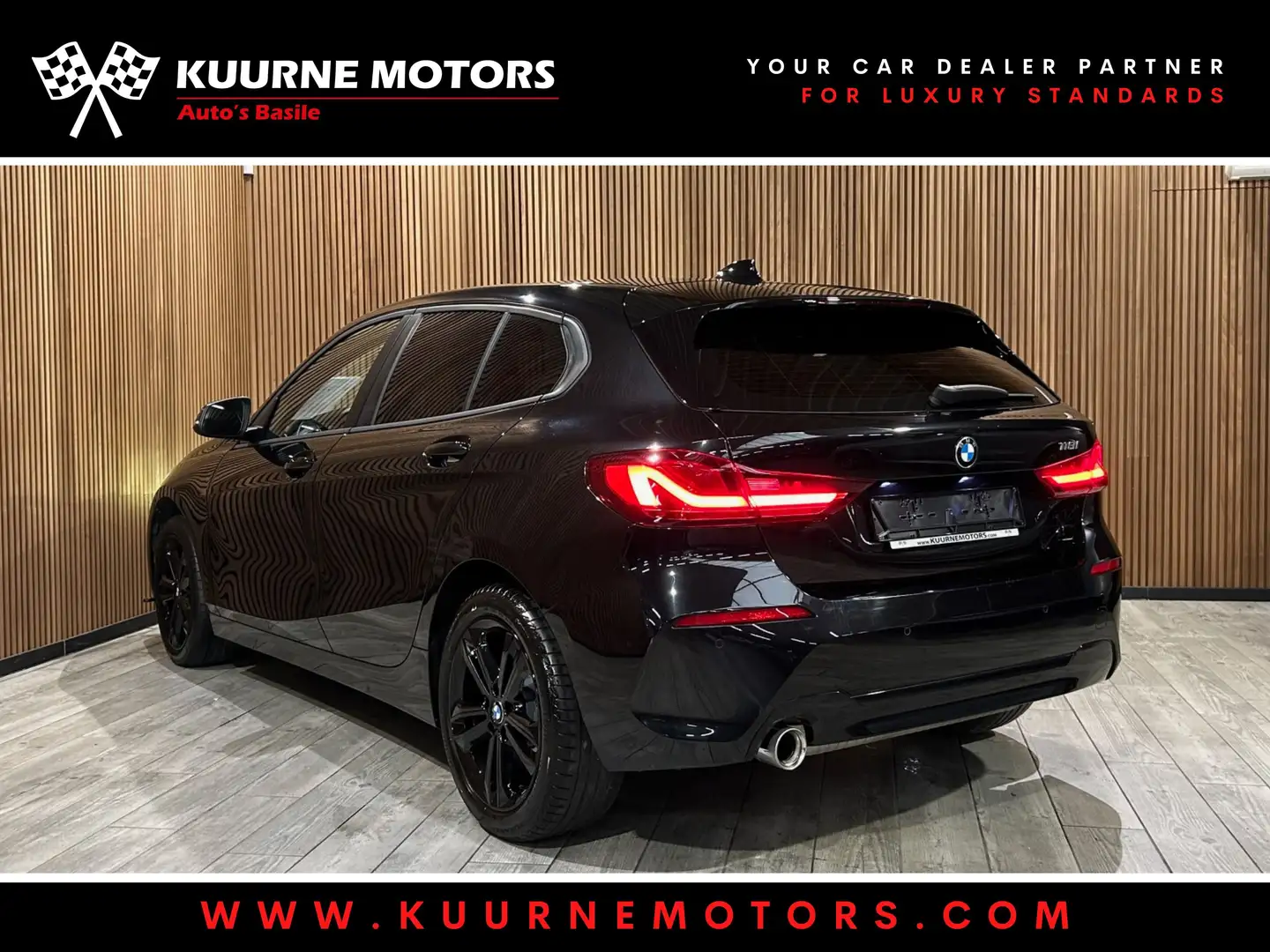 BMW 118 iA Alu17"/Led/Gps/VerwZet/Pdc/Cruise *1j garantie* Schwarz - 2