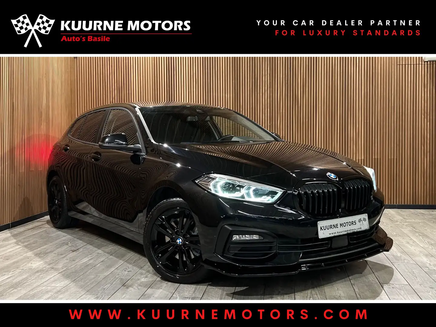 BMW 118 iA Alu17"/Led/Gps/VerwZet/Pdc/Cruise *1j garantie* Schwarz - 1