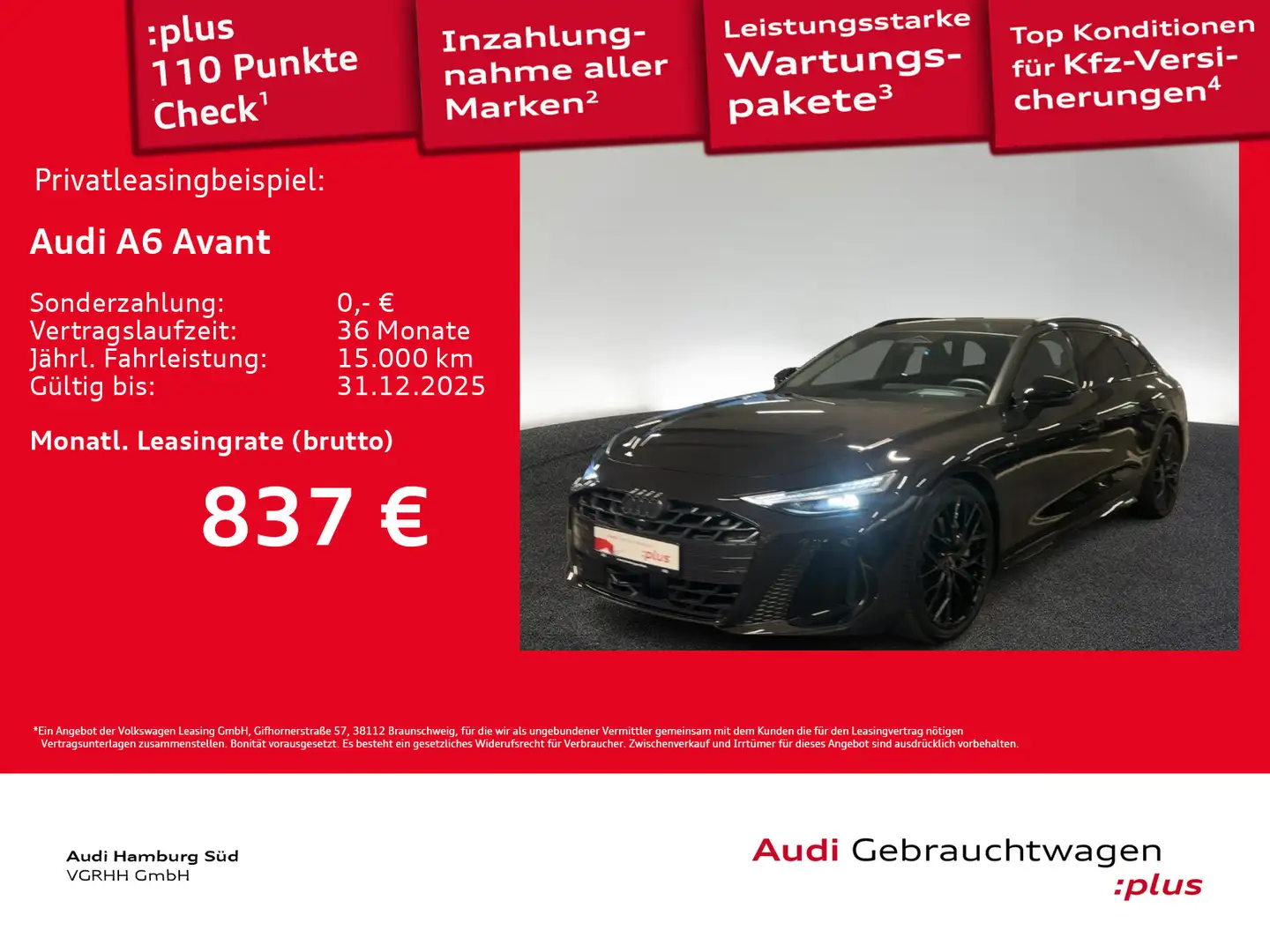 Audi A6 40 TDI qu. S tronic S LINE/EDITION-ONE Braun - 1