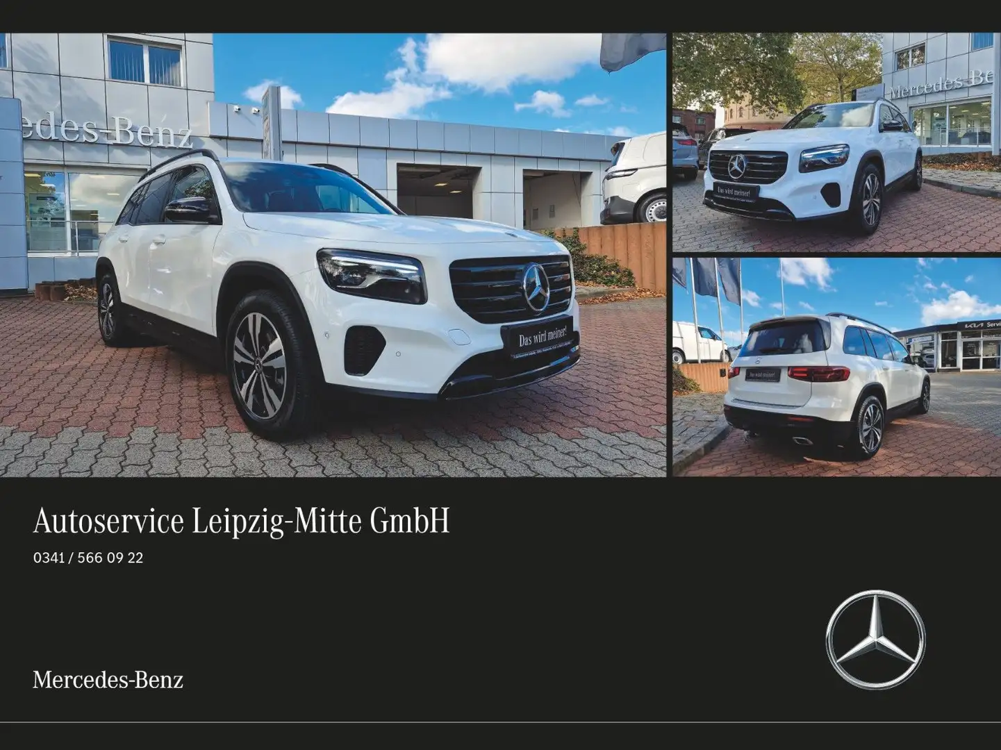 Mercedes-Benz GLB 220 4Matic/MULTIBEAM/AHZV/Memory Blanc - 1