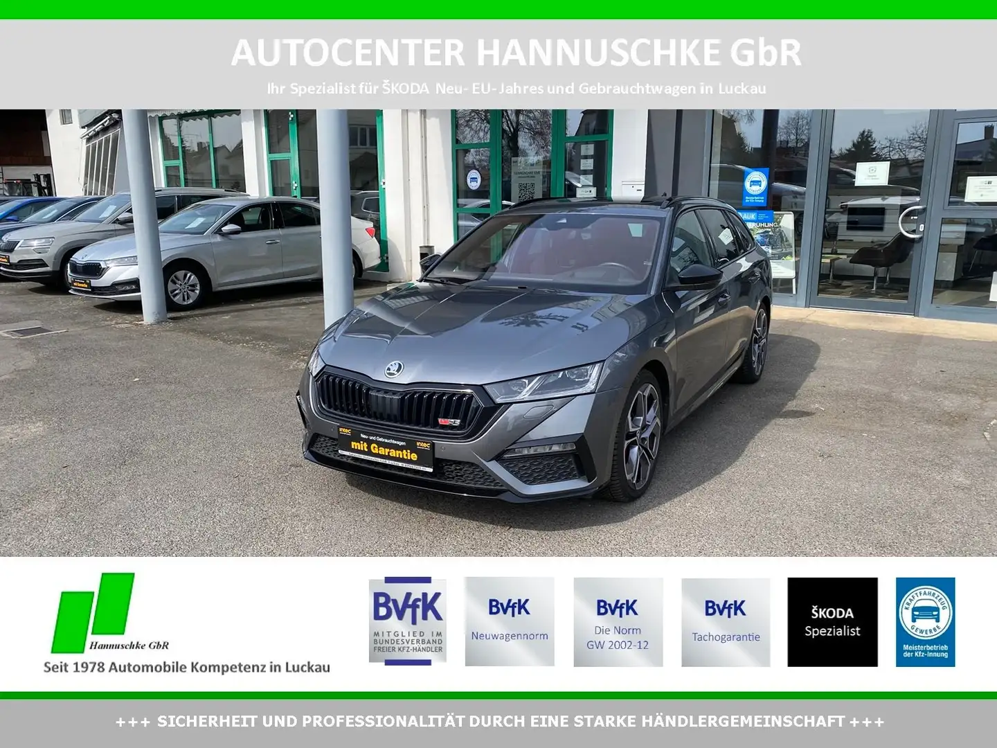 Skoda Octavia Octavia Combi 2.0TSI RS PANO/AHK/ACC/DCC/NAV/CHALL Gris - 1