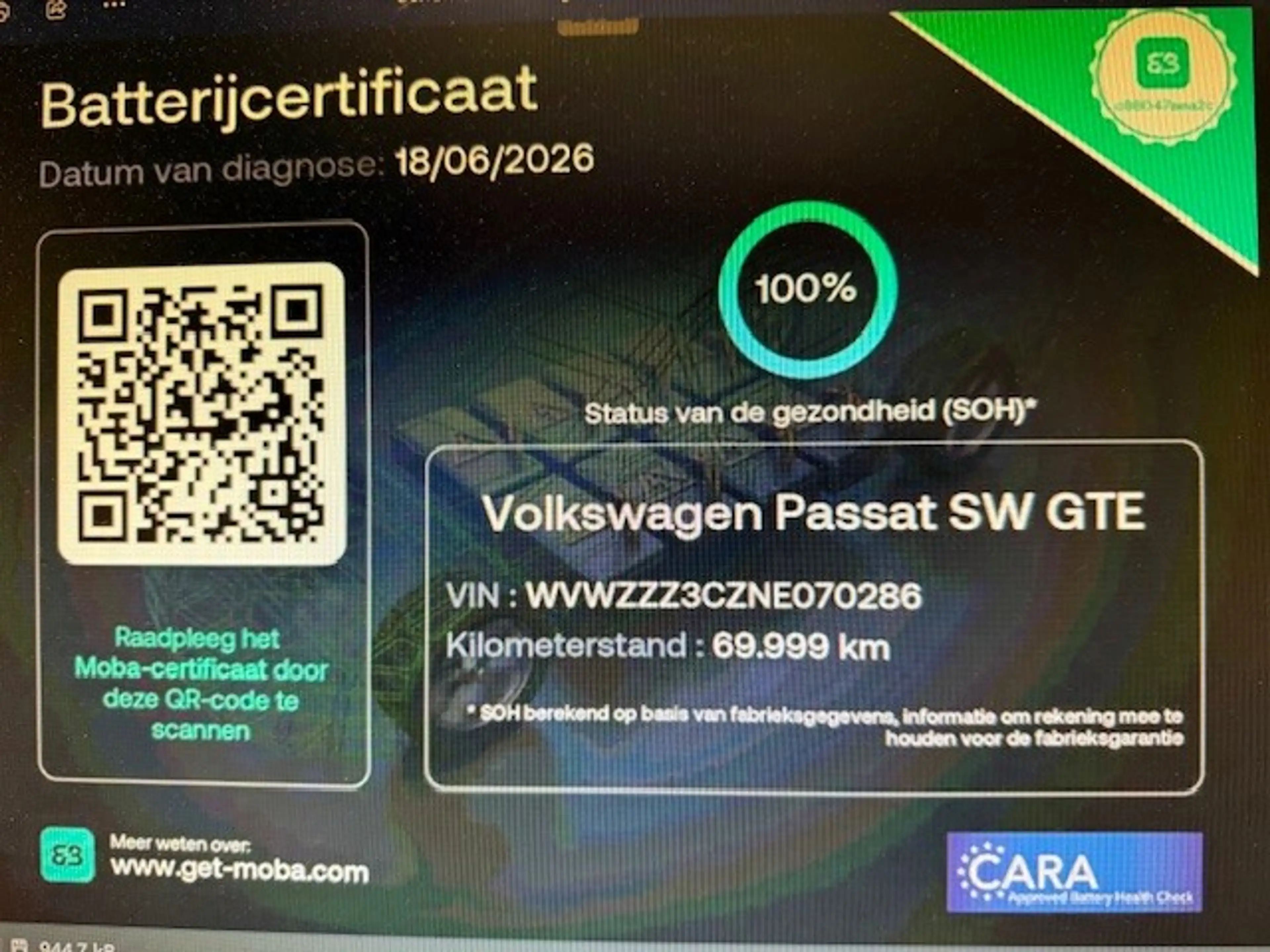Volkswagen Passat Variant 1.4 TSI PHEV GTE Business O.a: Pano-dak, Camera, P — photo 24