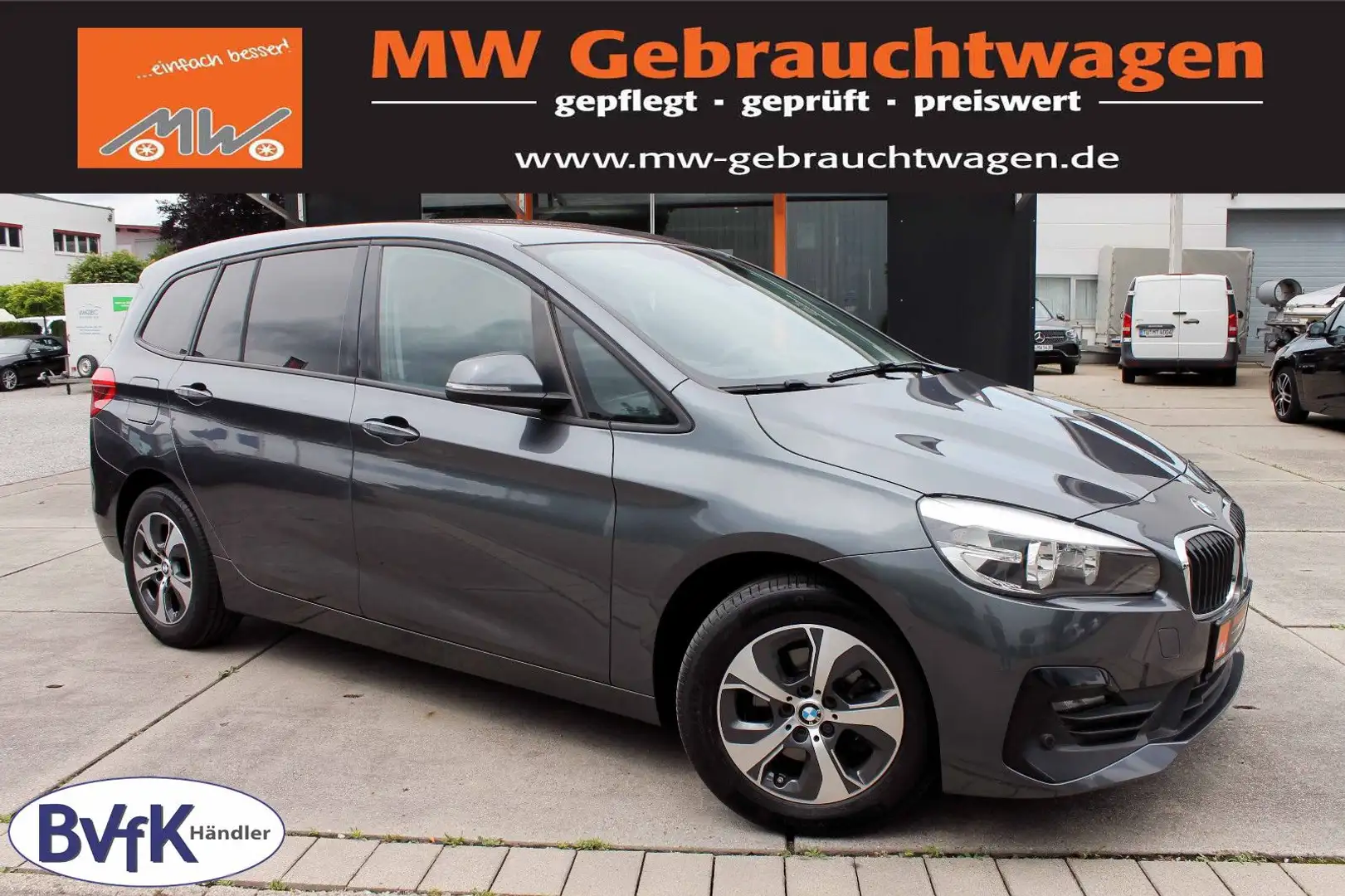 BMW 216 Steptr. HUD NAV ACC KAM PDC BT Grau - 1