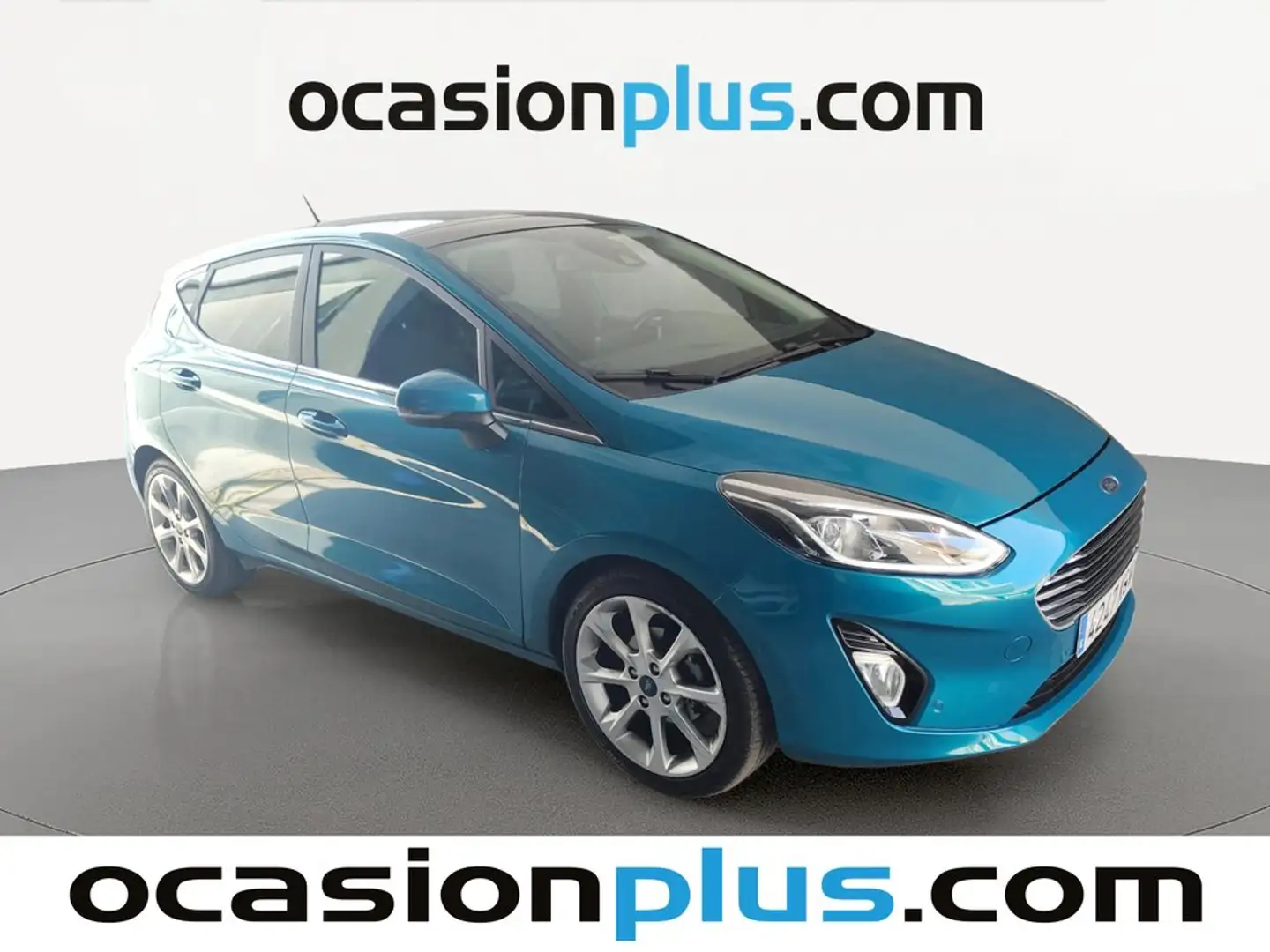 Ford Fiesta 1.0 EcoBoost Titanium Powershift Azul - 2