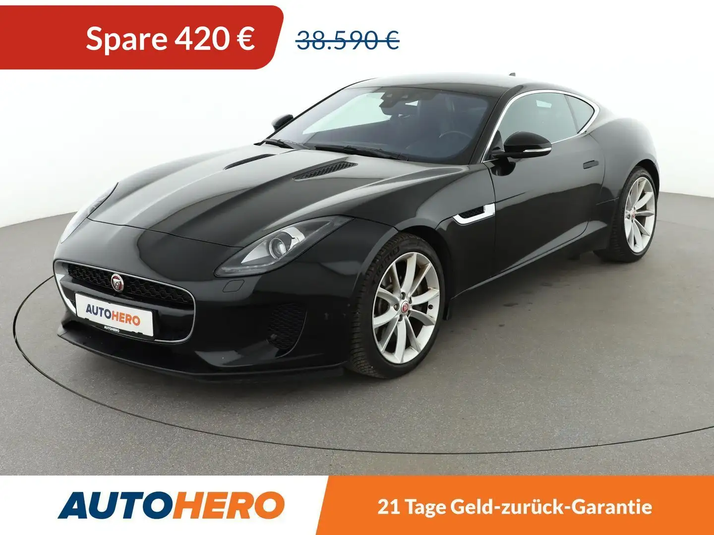 Jaguar F-Type 3.0 V6 Aut.*NAVI*TEMPO*CAM*PDC* Schwarz - 1