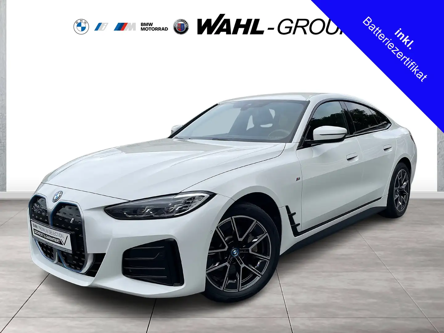BMW i4 eDrive40 GRAN COUPE M SPORT DAB KEYLESS CARPLAY AL Blanco - 1