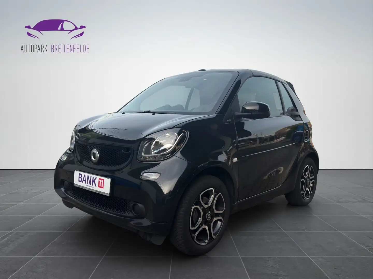 smart forTwo fortwo cabrio Basis 52 kW Schwarz - 1