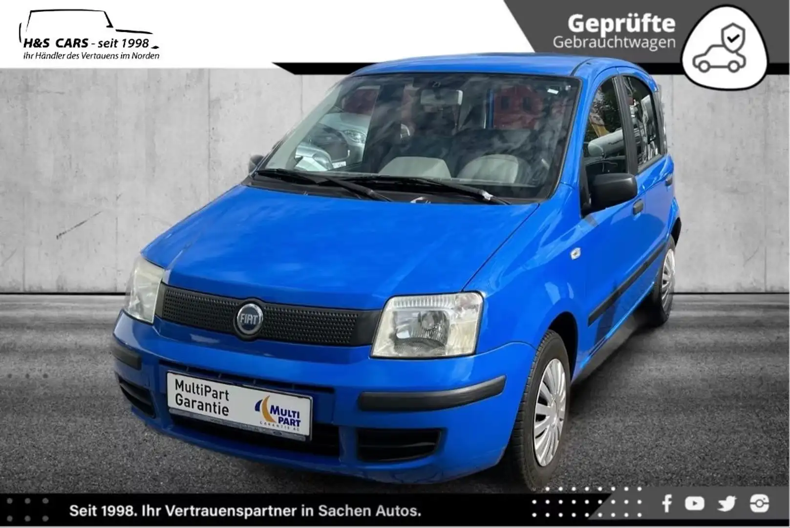 Fiat New Panda 1.1 8V Active 100TKM TÜV NEU Bleu - 2