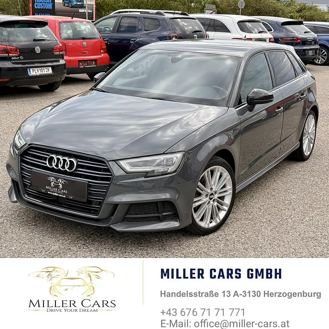 Audi A3 2,0 TDI S-tronic intense*Zahnriemen neu* Grau - 1