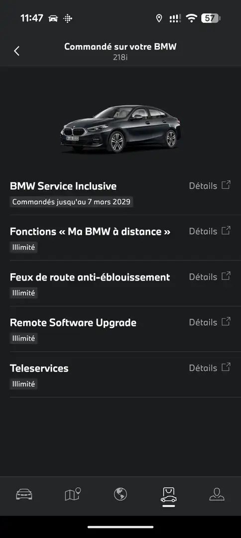 BMW 218 218i Coupe Aut. Advantage Gris - 1