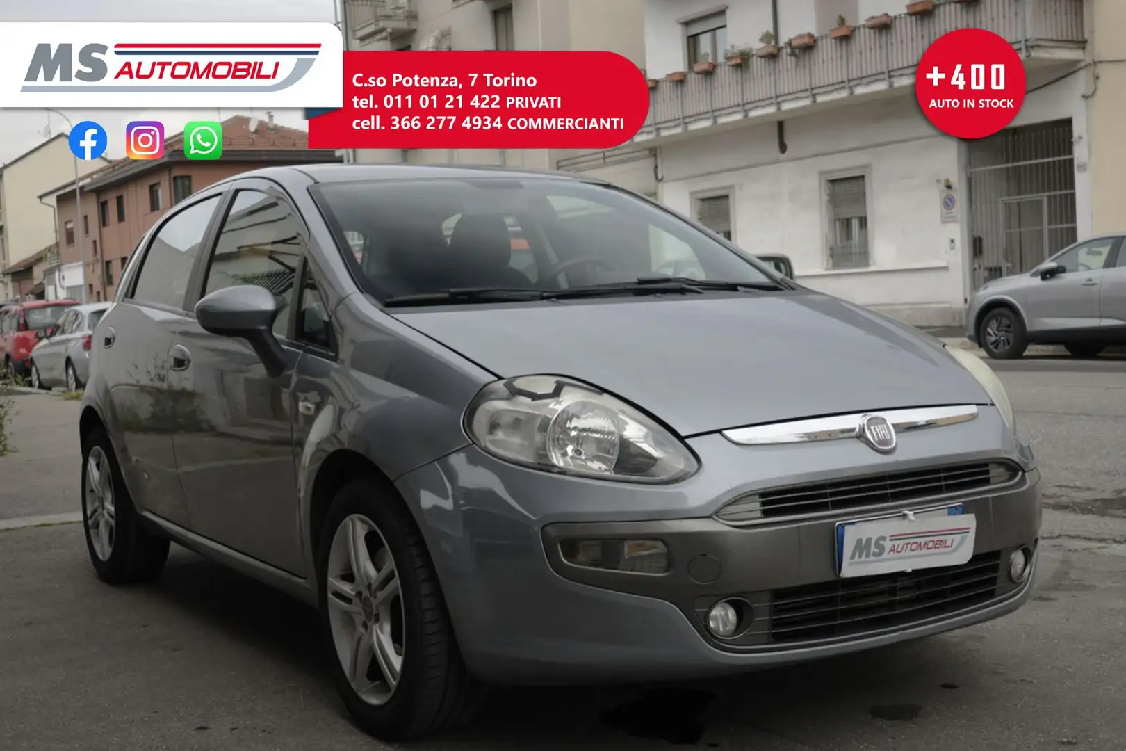 Fiat Punto Evo FIAT Punto Evo 1.3 Mjt 95 CV DPF 5 porte S&S Dyna Grigio - 1