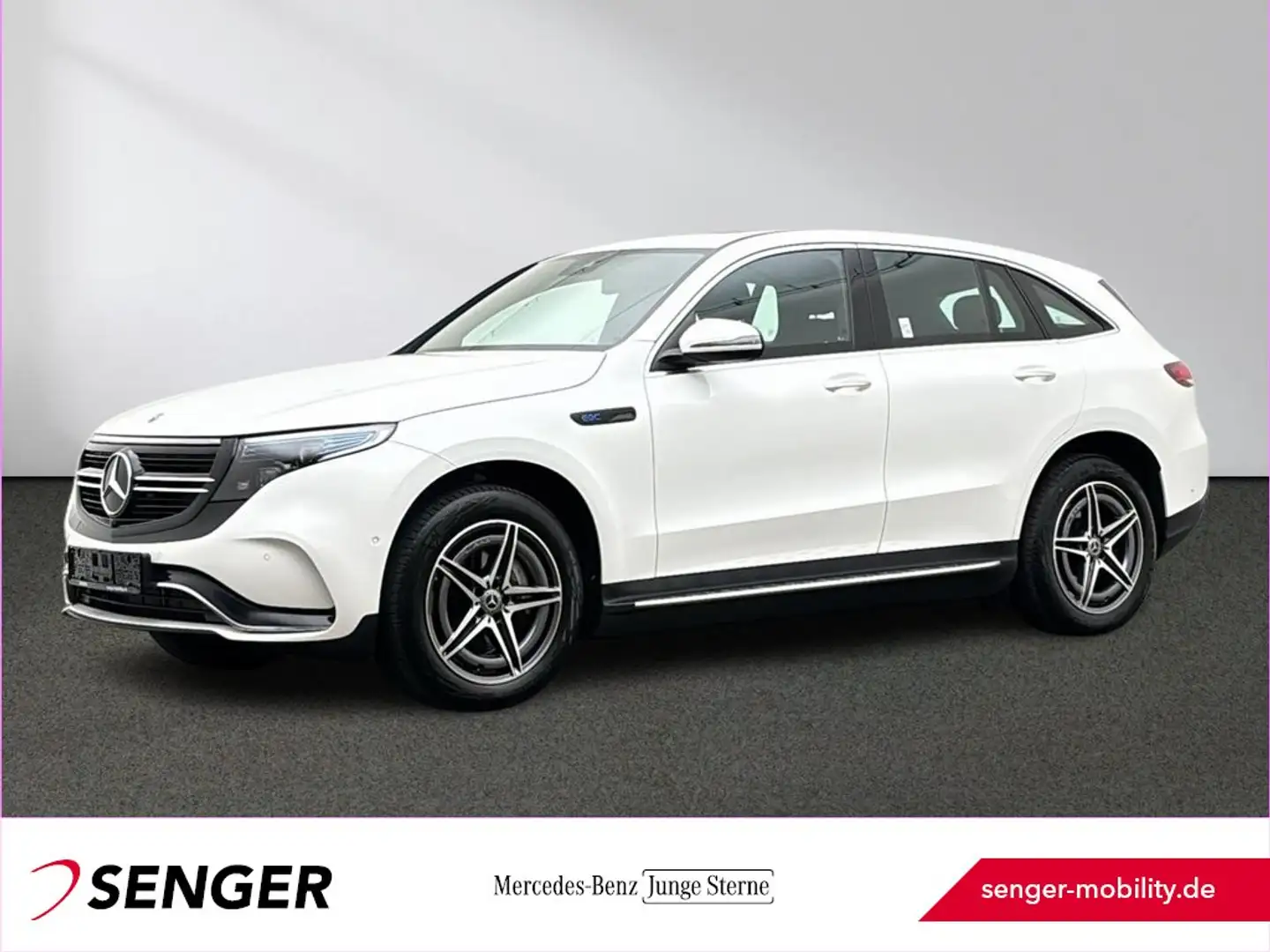 Mercedes-Benz EQC 400 4M AMG Memory Ambiente CarPlay MBUX AHK Blanco - 1