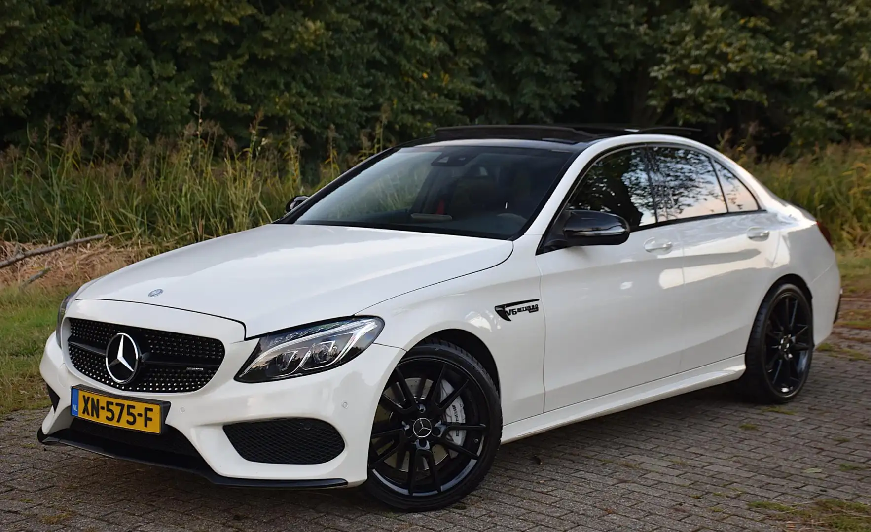 Mercedes-Benz C 43 AMG 4MATIC*Pano*Burmester*Camera*2016*146Dkm* Blanc - 2