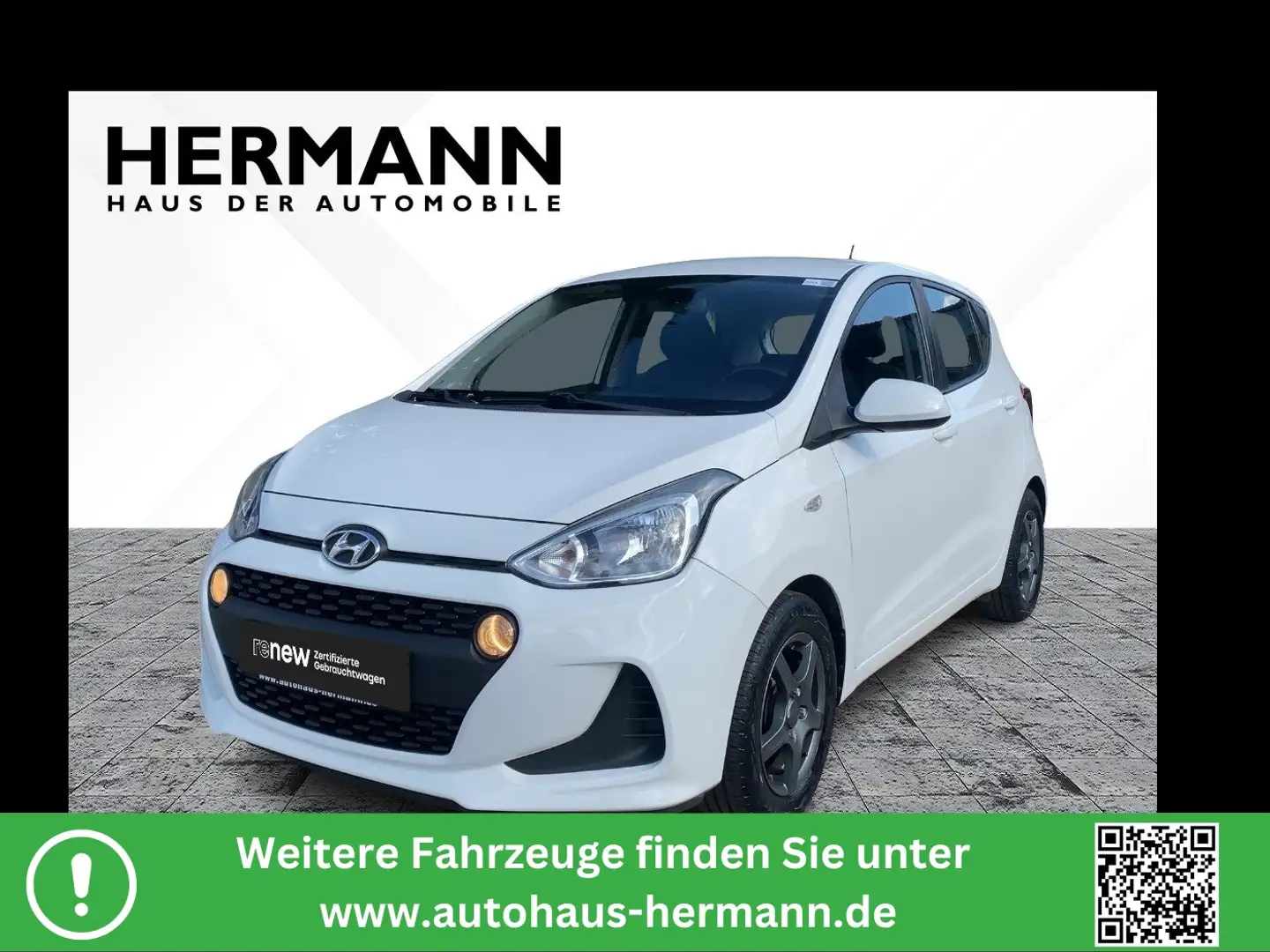 Hyundai i10 1.2 Trend Klima*Sitzhzg*Alu*Tempomat*ZV-Funk Wit - 1