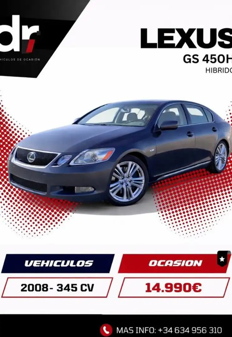 Lexus GS 450h President Blau - 1