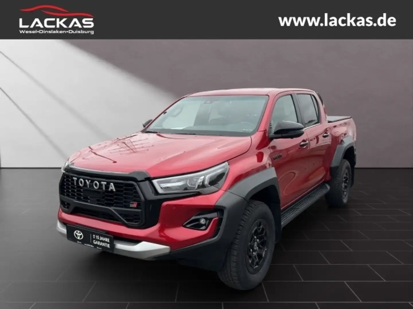 Toyota Hilux Double CAB GR SPORT 4x4* TOP*VERFÜGBAR*SONDERM. Rojo - 1