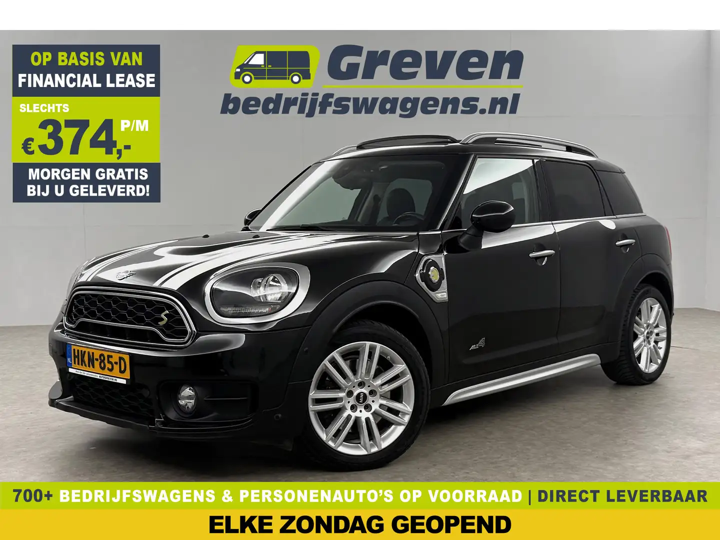 MINI Cooper S Countryman 2.0 E ALL4 Chili 175PK Hybride Pano LED 18"LMV Cli Black - 1