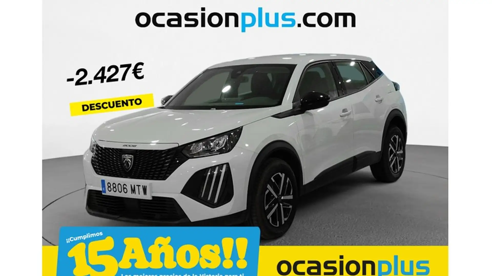 Peugeot 2008 1.2 PureTech S&S Active 100 Blanc - 1