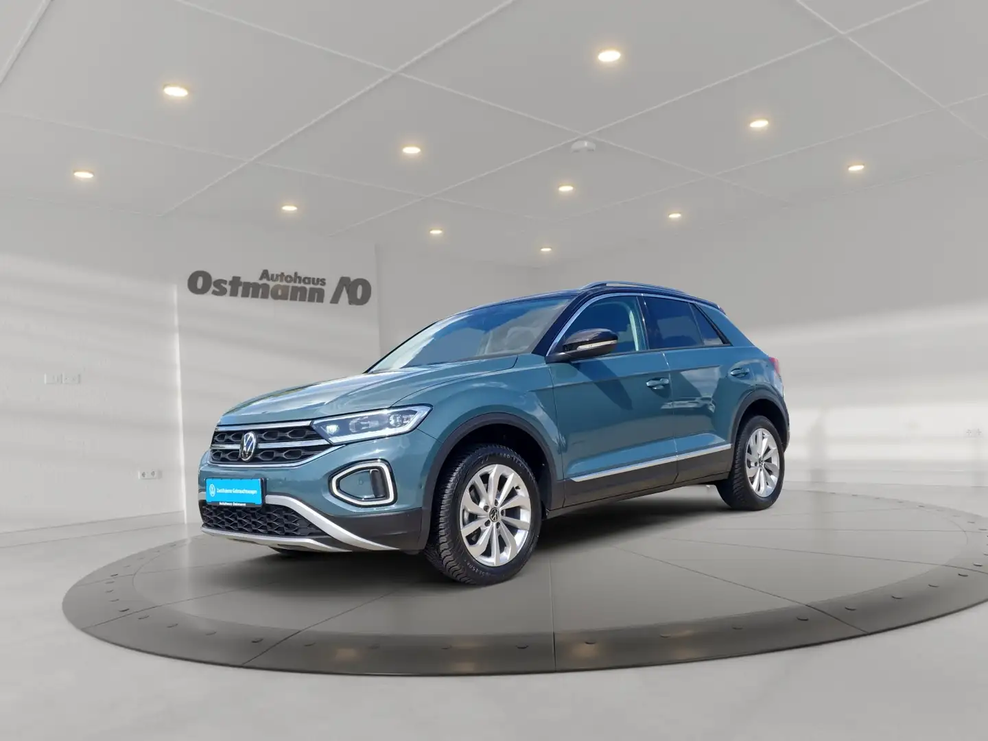 Volkswagen T-Roc 1.5 TSI Style Matrix 2xKlima ACC AHK AUT Blau - 1