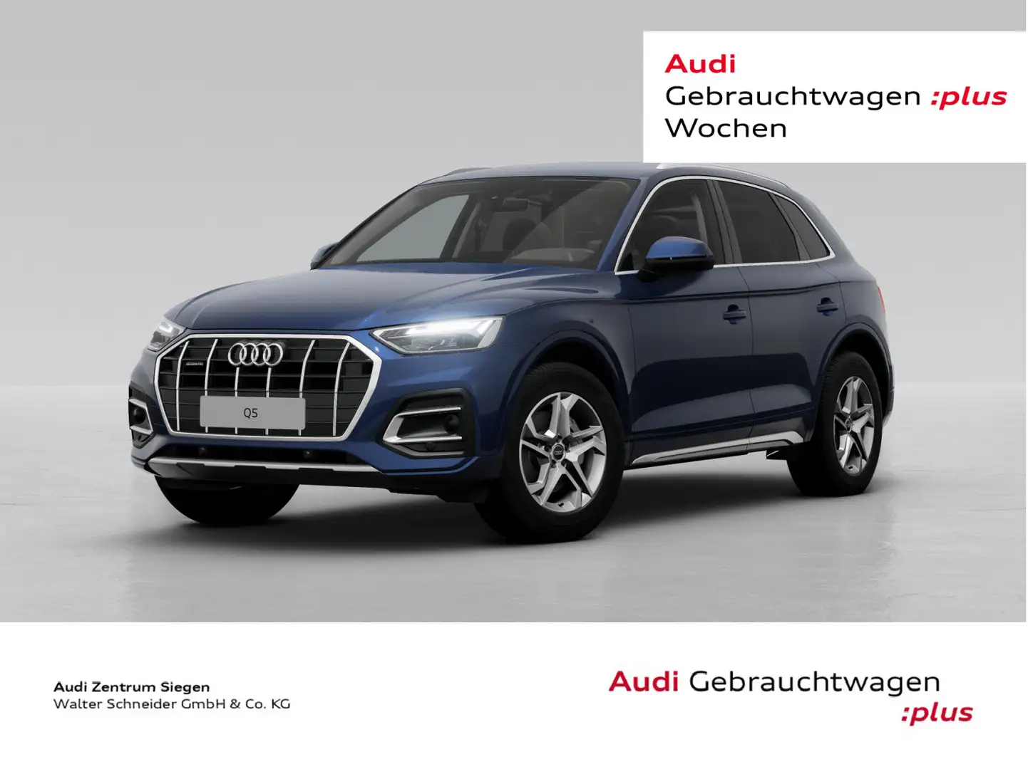 Audi Q5 40 TDI quattro advanced Business Paket Navi A Blau - 1