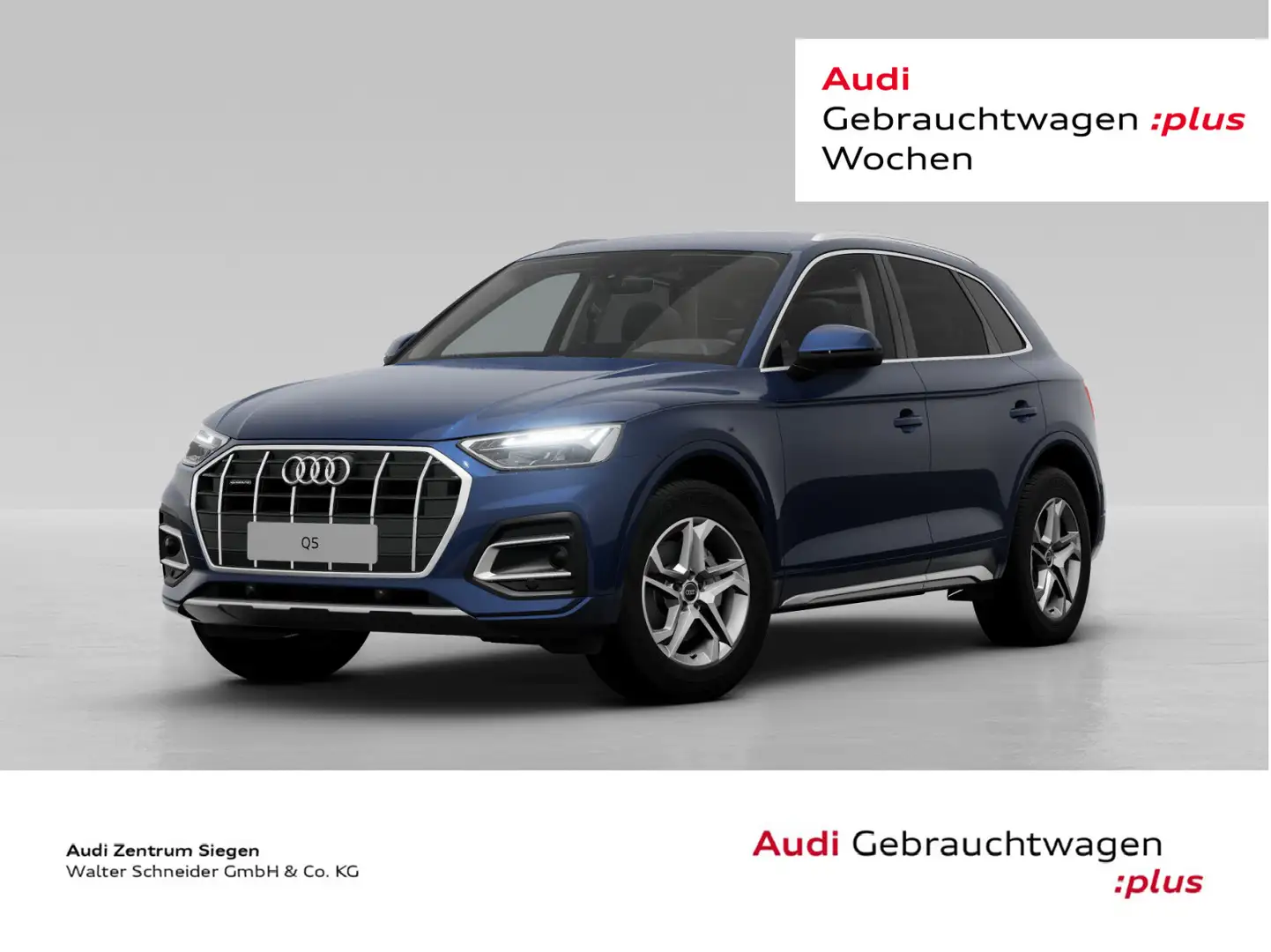 Audi Q5 40 TDI quattro advanced Business Paket Navi A Blau - 1