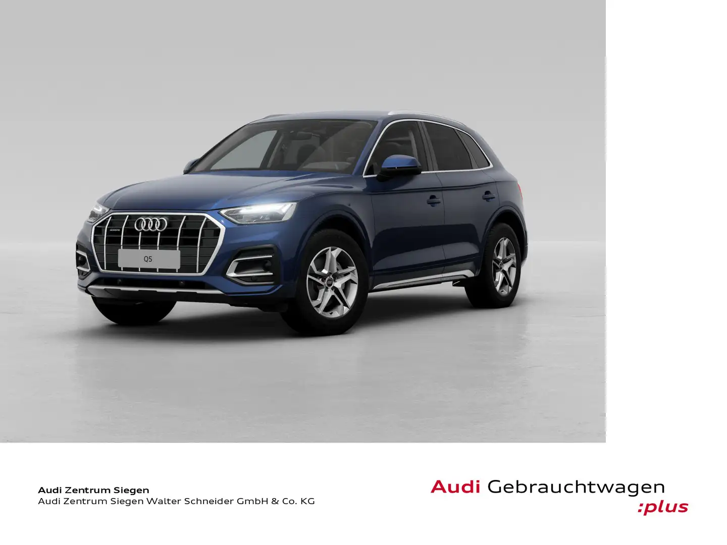 Audi Q5 40 TDI quattro advanced Business Paket Navi A Blauw - 1