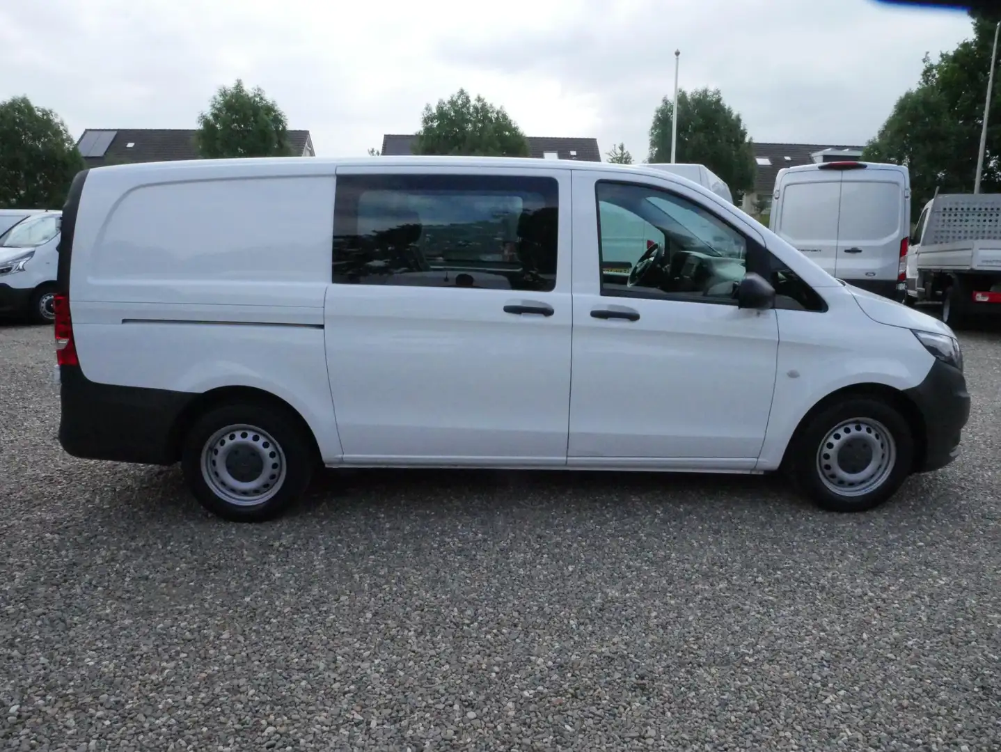Mercedes-Benz Vito 111 CDI 115PK, Lang, Dubbel cabine, Airco Wit - 2