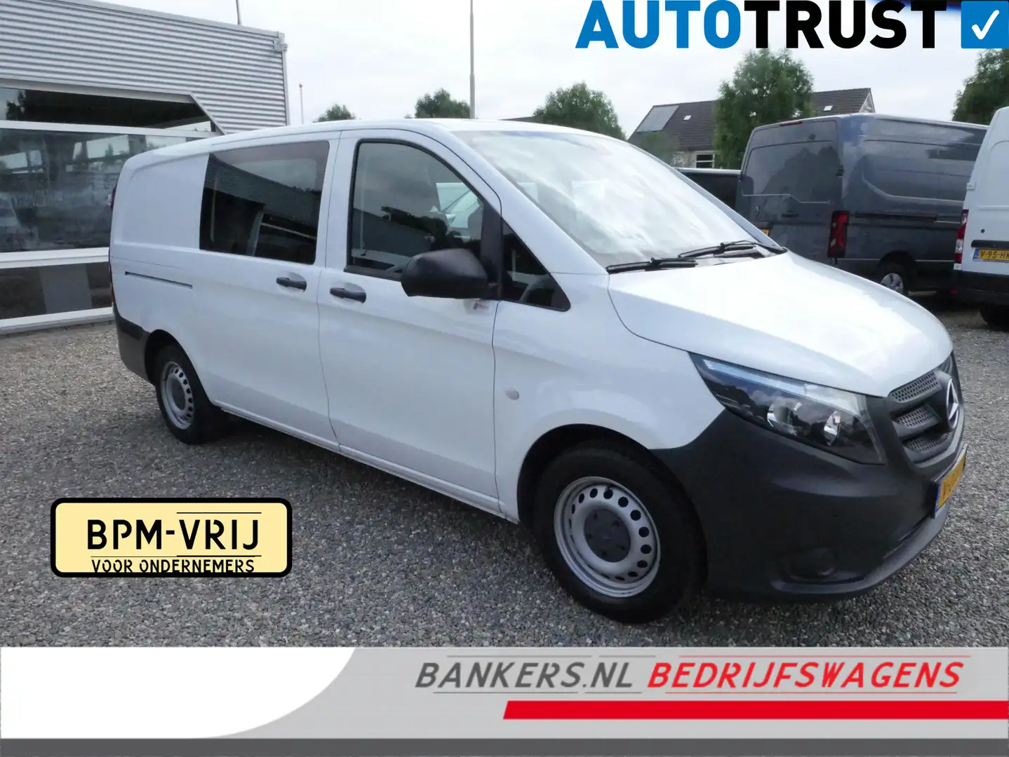 Mercedes-Benz Vito 111 CDI 115PK, Lang, Dubbel cabine, Airco Blanc - 1