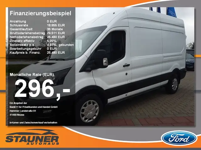 Ford Transit Kasten 350 L3 H3 Trend Navi 360° ACC SHZ