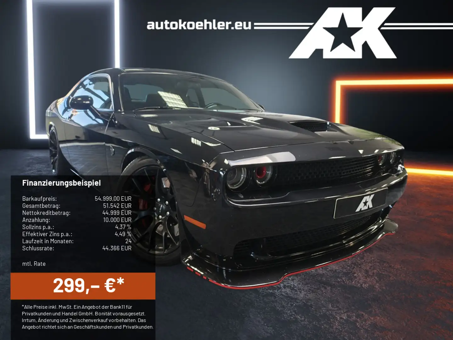 Dodge Challenger Hellcat Black - 1