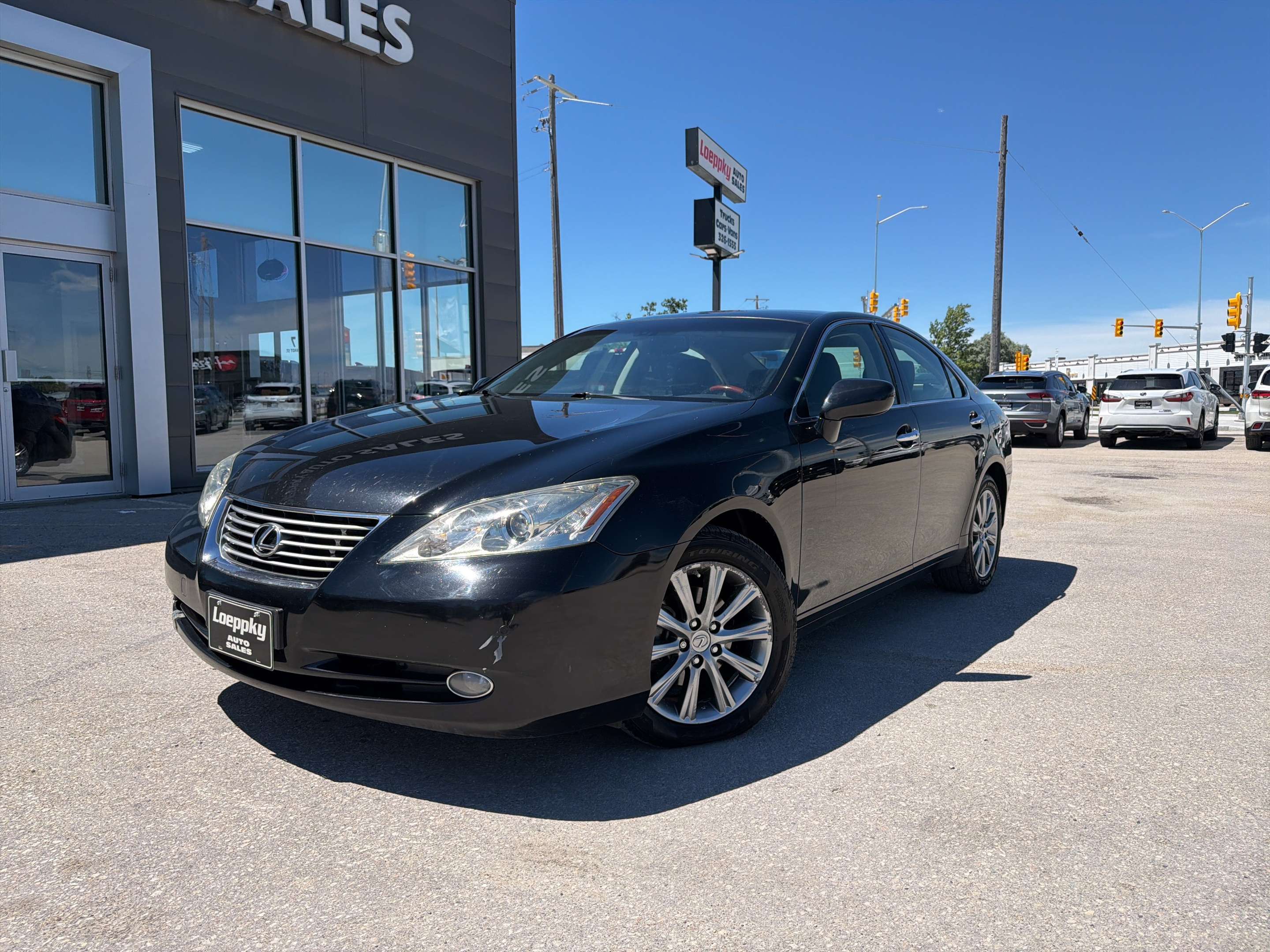 Black 2008 Lexus ES Sedan Front-Wheel Drive Automatic