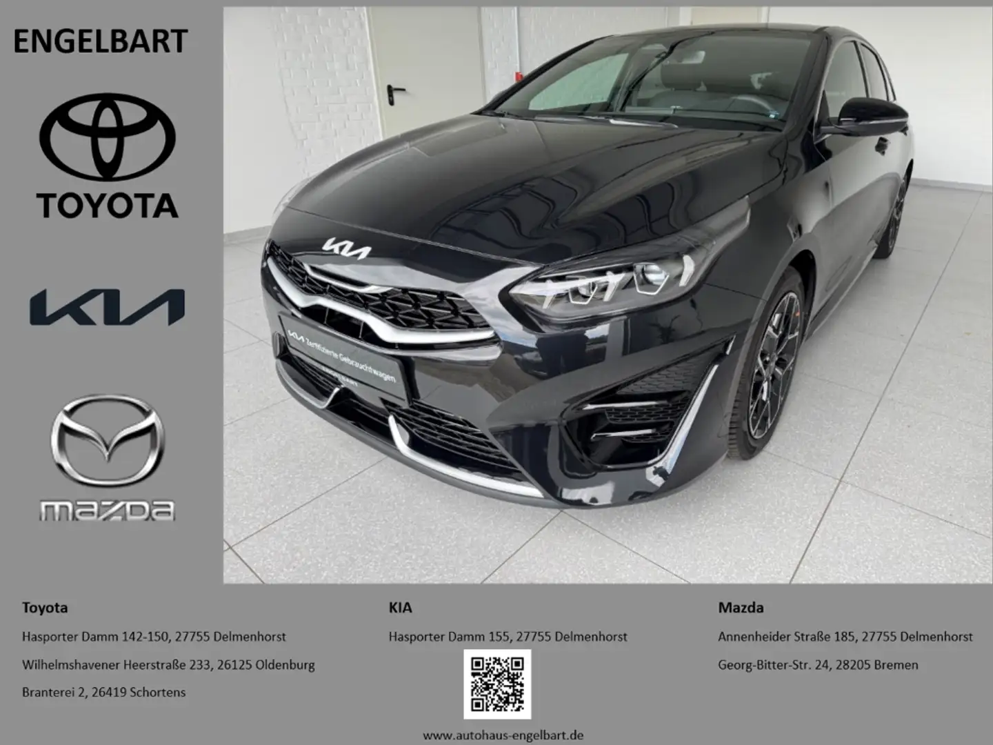 Kia ProCeed / pro_cee'd GT-Line 1.5 T-GDI Rückfahrkamera Czarny - 1