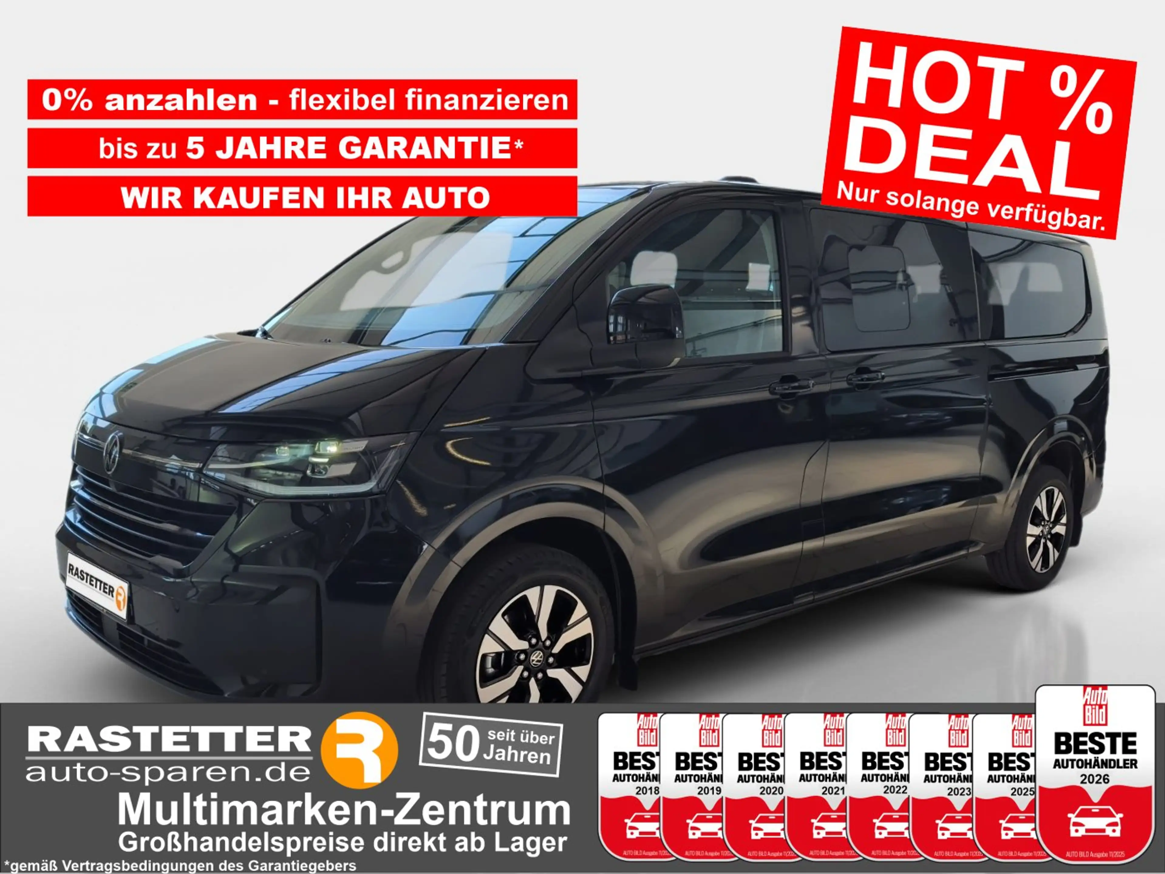 Volkswagen T7 Caravelle T7 e-Caravelle Style 8Sitze+Leder+Navi+Matrix+AHK+
