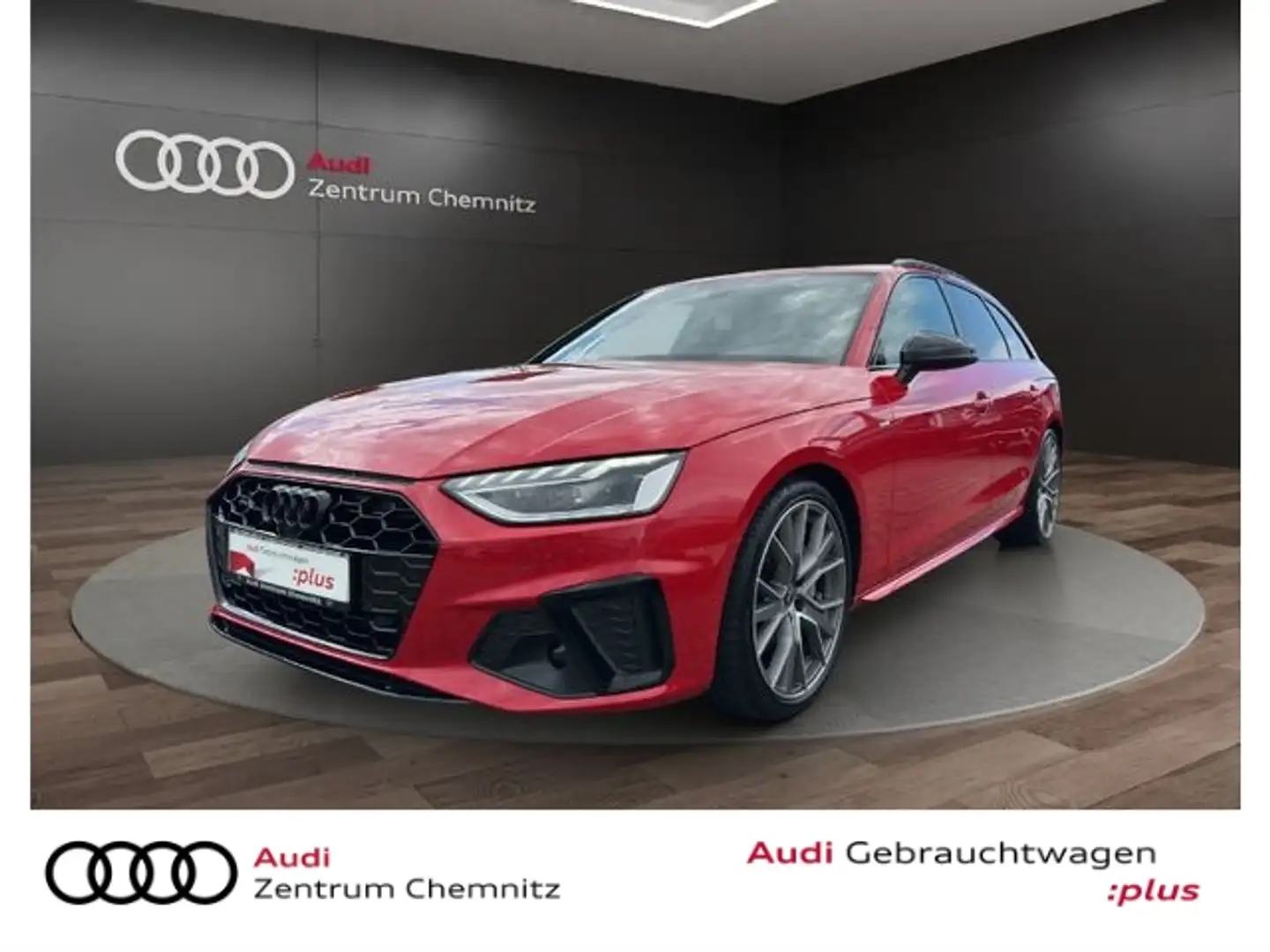 Audi A4 Avant 40 TFSI S tr. qu. LINE+STHZG+MATRIX Rot - 1